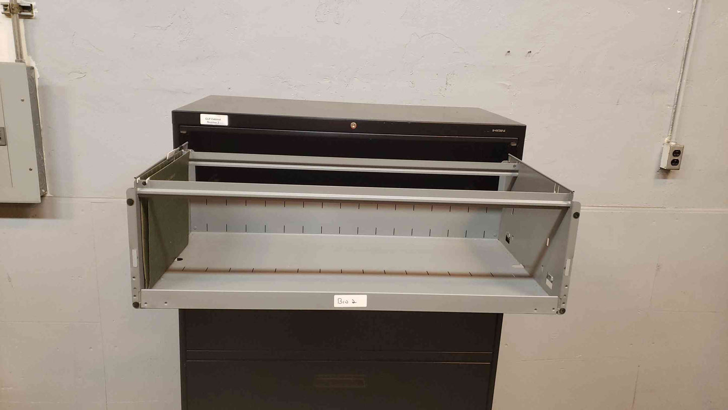 Hon Large Black 5 Drawer Filling Cabinet (1165AA)(1165AA)