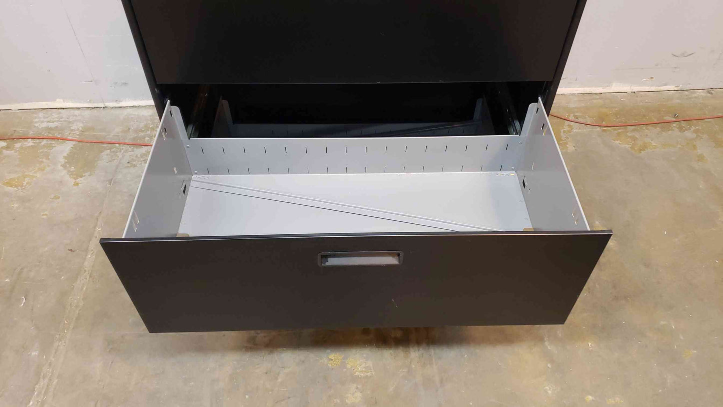 Hon Large Black 5 Drawer Filling Cabinet (1165AA)(1165AA)