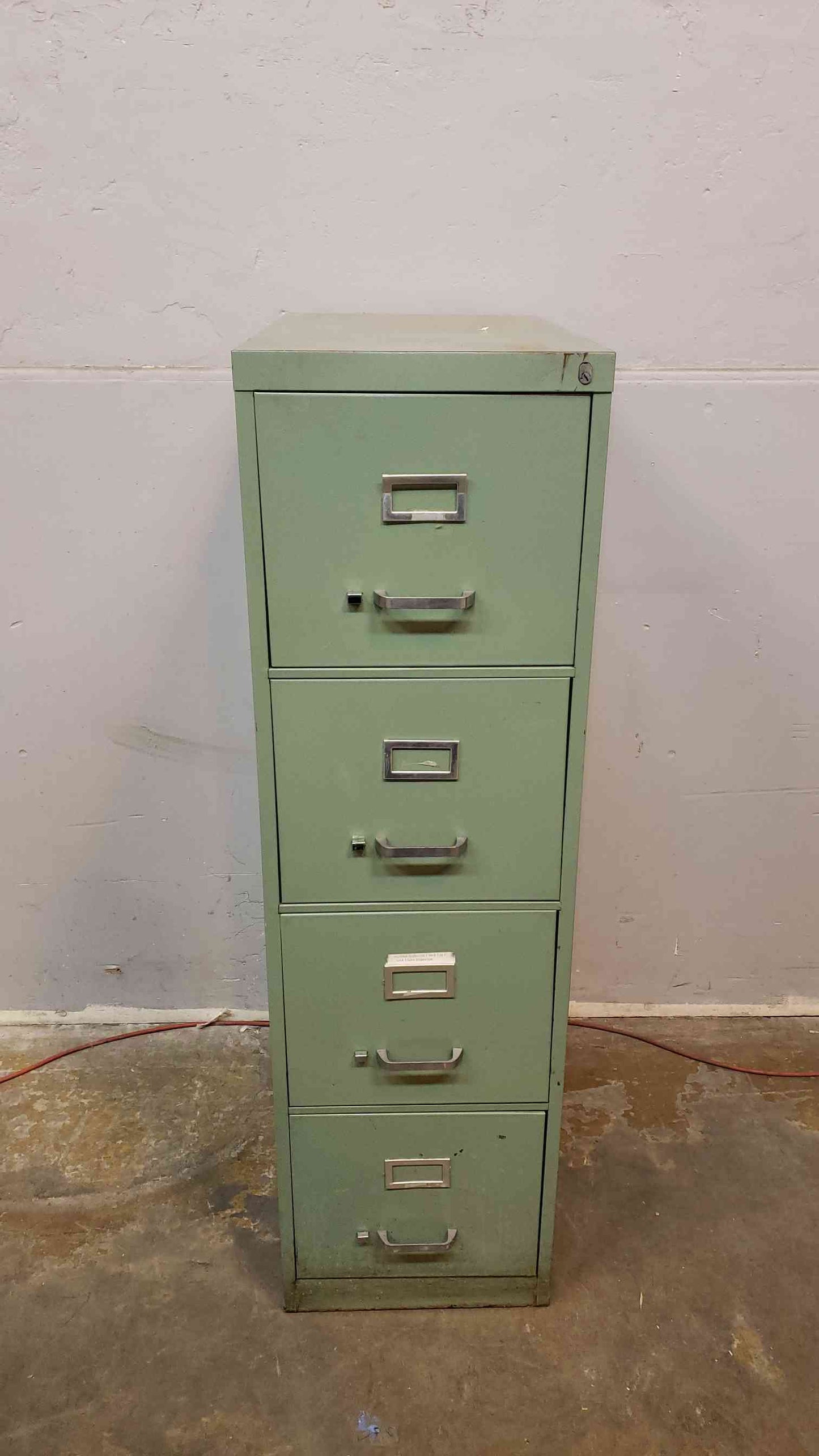 4 Drawer Green Filling Cabinet (1168AA)(1168AA)