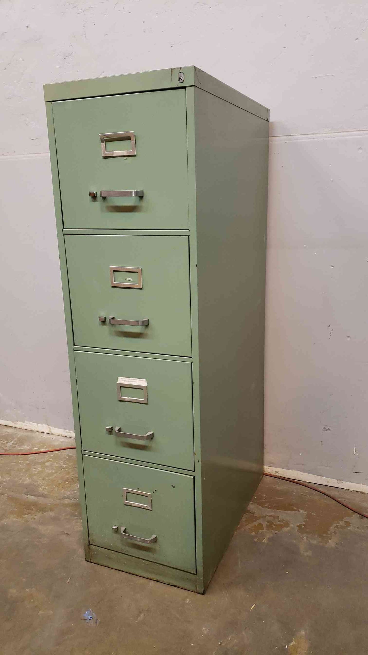 4 Drawer Green Filling Cabinet (1168AA)(1168AA)