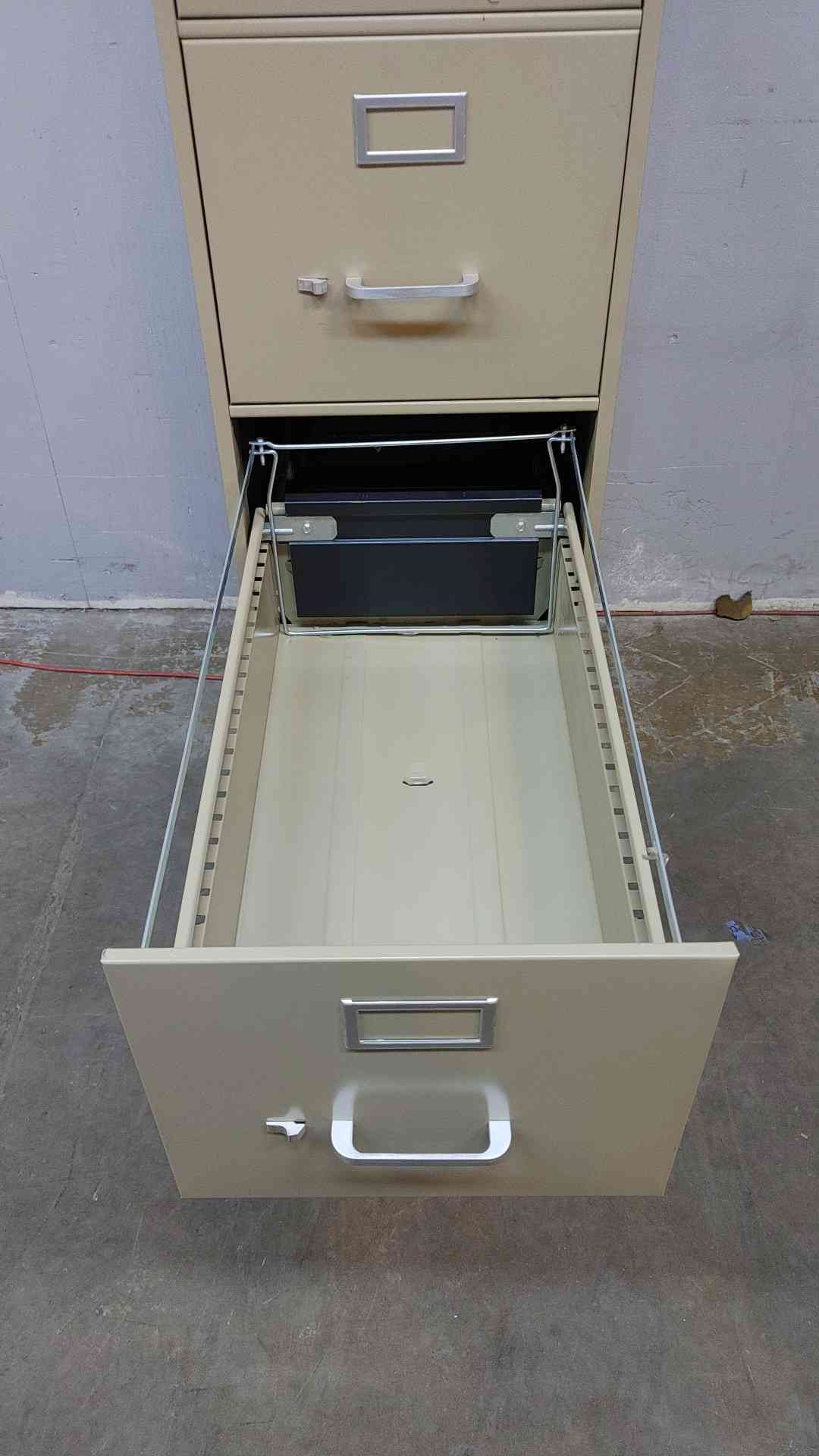 Anderson Hickey Co Tan 5 Drawer File Cabinet (1172AA)(1172AA)