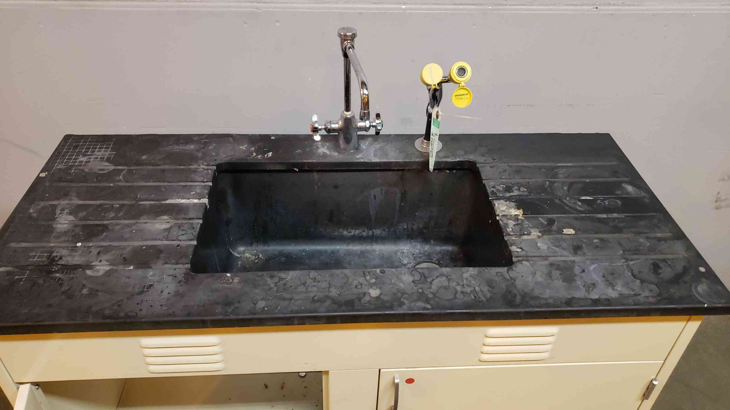 Kewaunee 54" Sink Casework Bundle with Faucet & Eyewash (SKU: 5453AA)(5453AA)