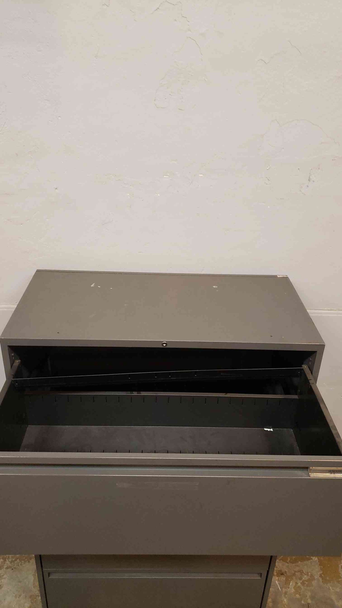 Gray 56" Four Tier Filing Cabinet (SKU: 1491AA)(1491AA)