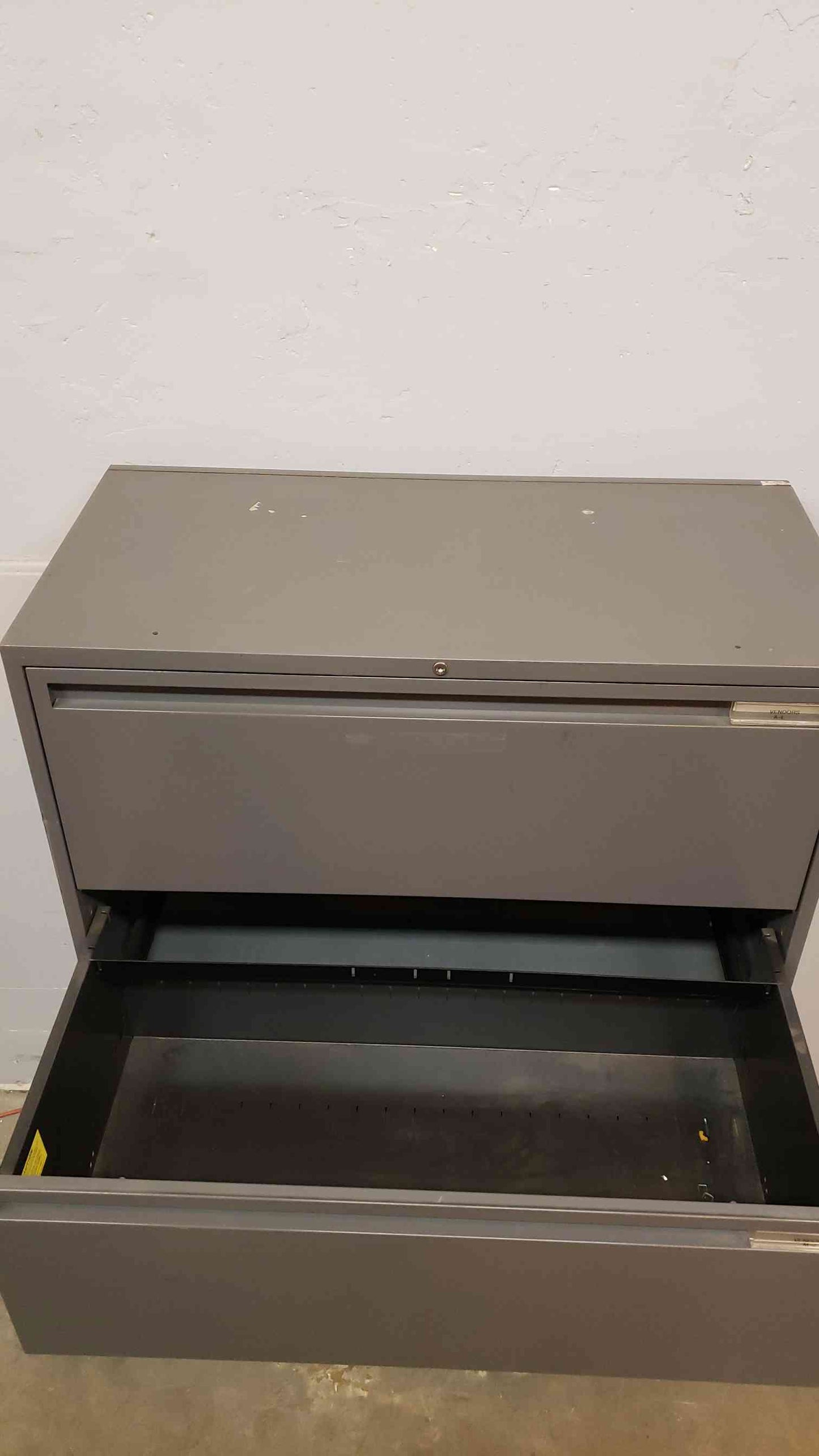 Gray 56" Four Tier Filing Cabinet (SKU: 1491AA)(1491AA)
