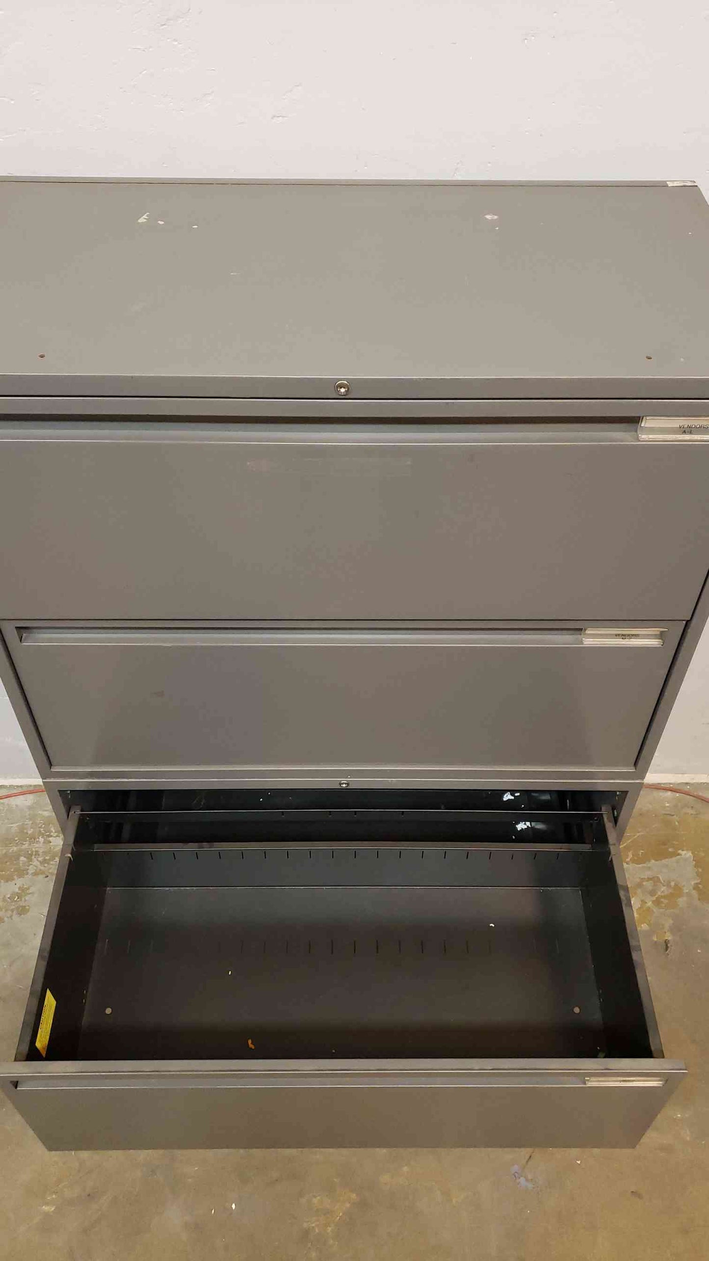 Gray 56" Four Tier Filing Cabinet (SKU: 1491AA)(1491AA)