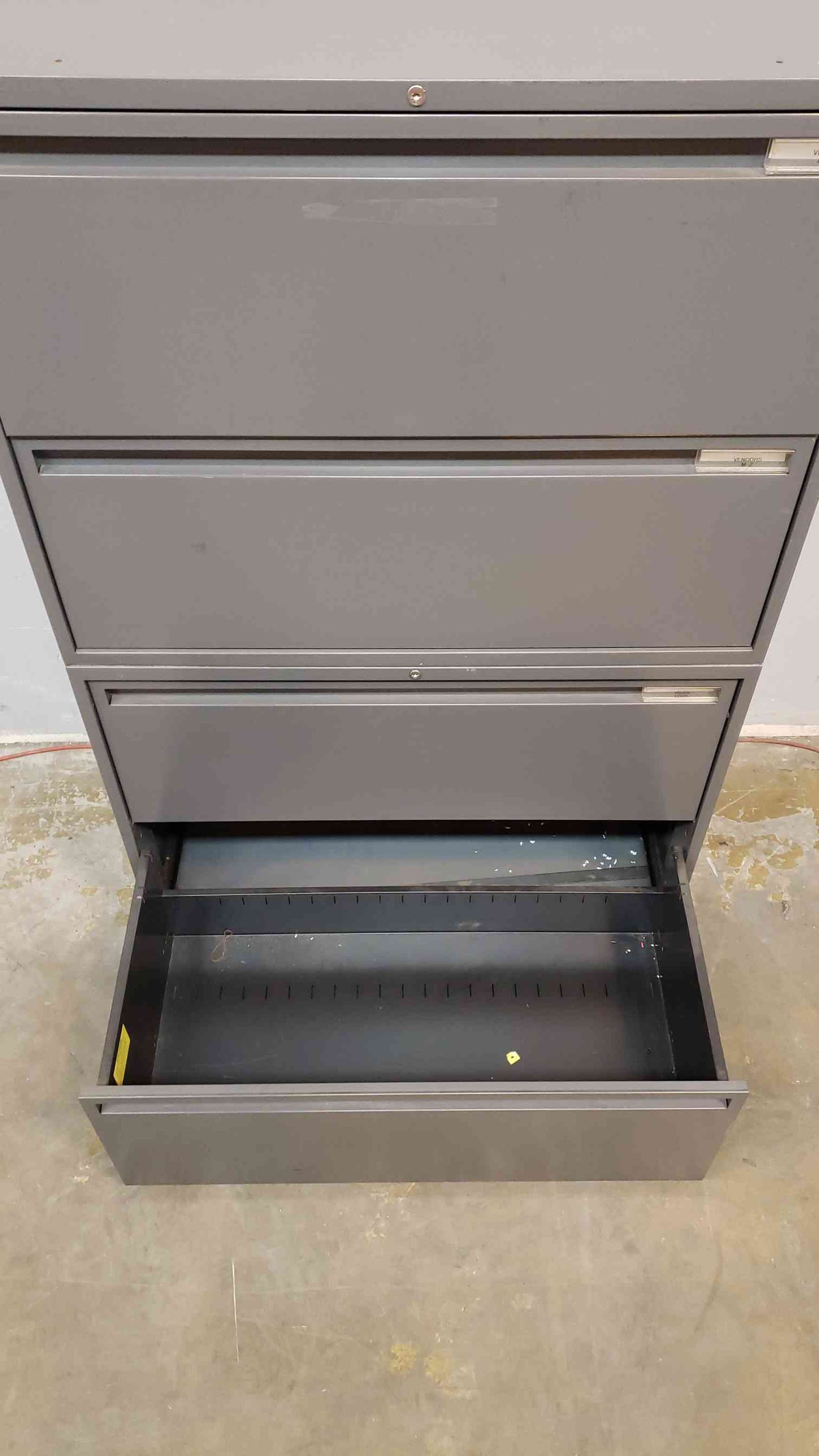Gray 56" Four Tier Filing Cabinet (SKU: 1491AA)(1491AA)