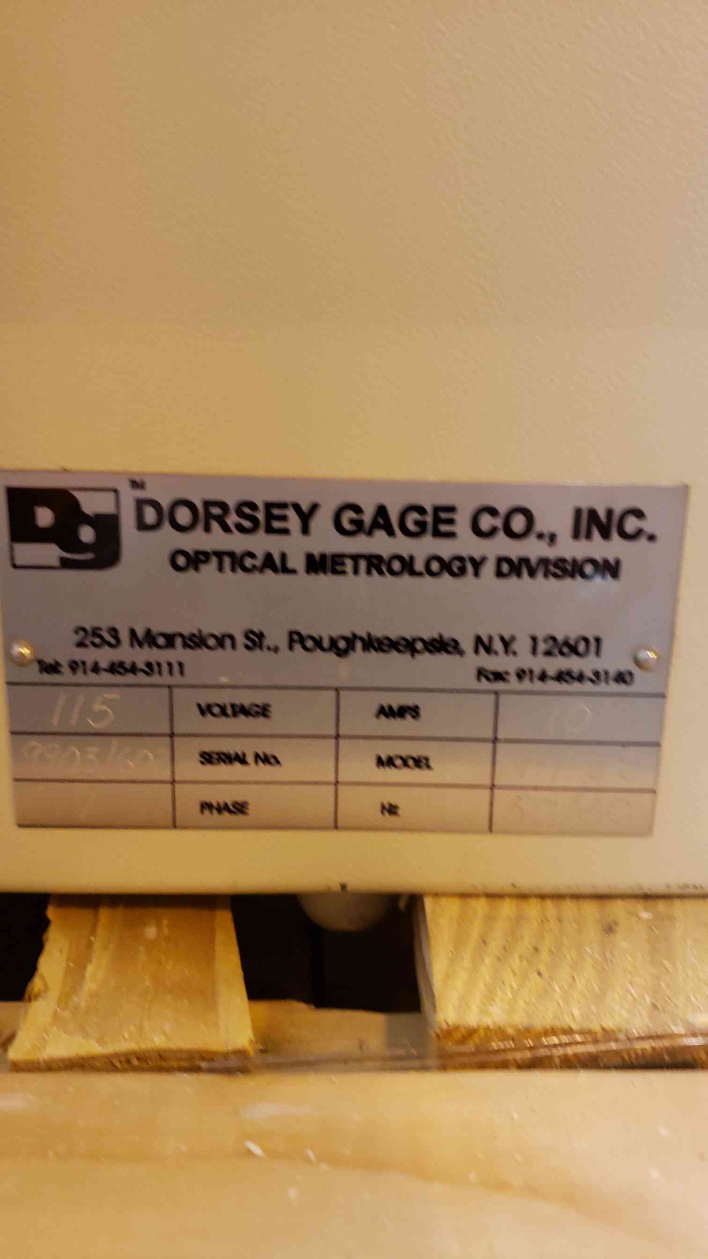 Dorsey Gage Optical Metrology Microscope 14VS (SKU: 1961AA)(1961AA)