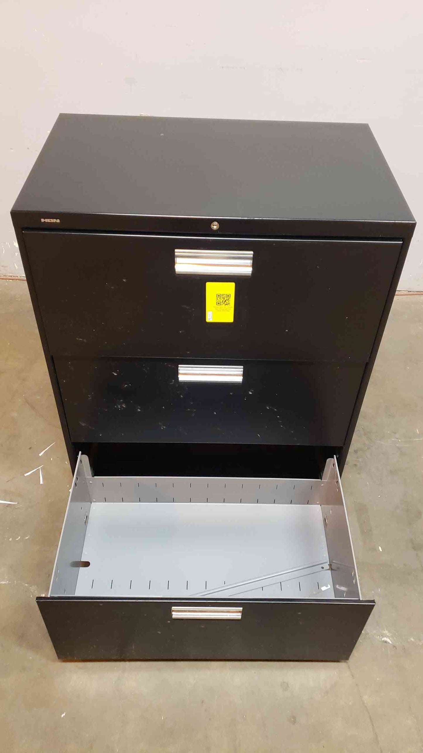 Hon 30" Three Tier Filing Cabinet (SKU: 1507AA)(1507AA)