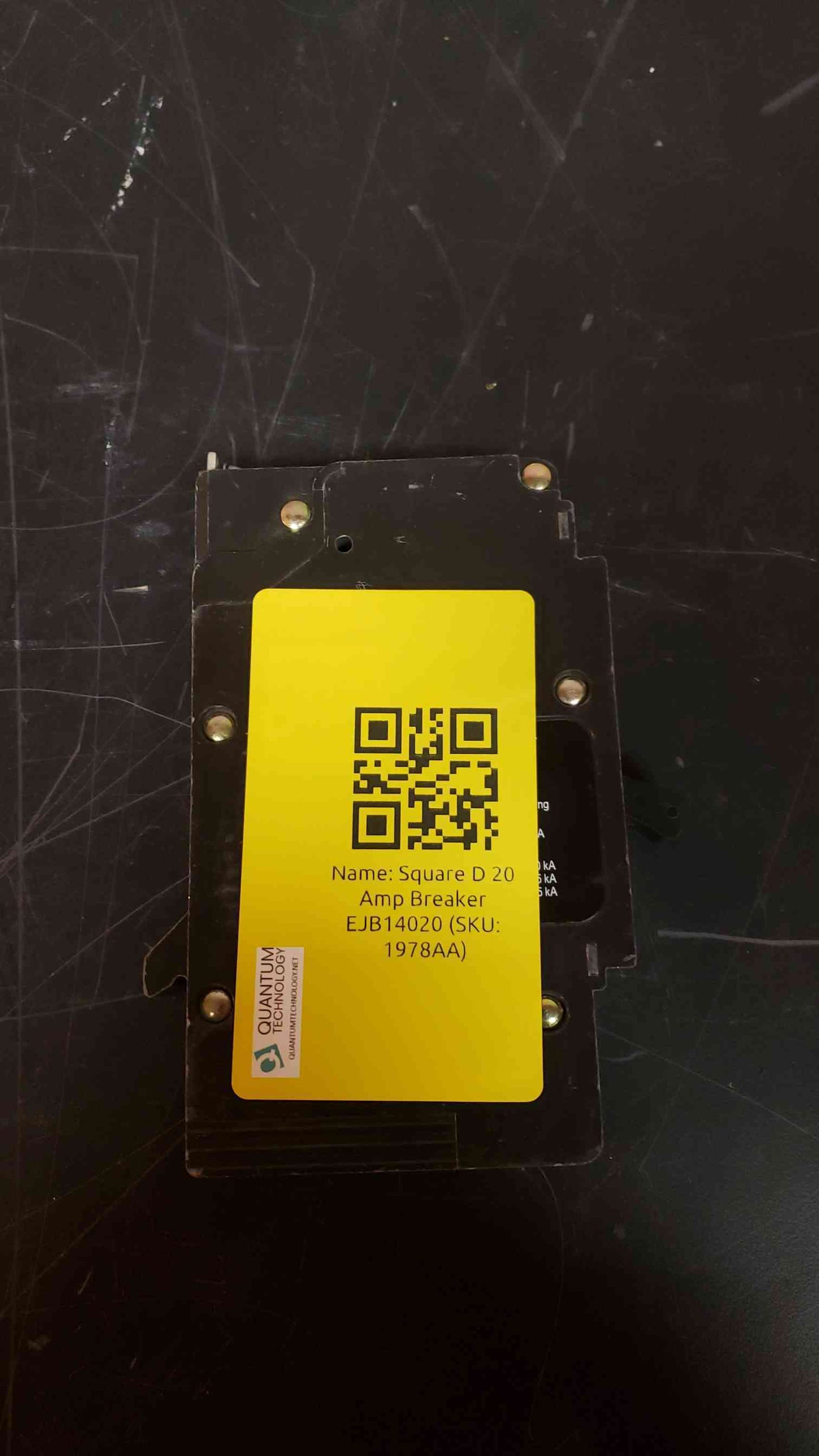 *Pickup Only* Square D 20 Amp Breaker EJB14020 (SKU: 1978AA)(1978AA)