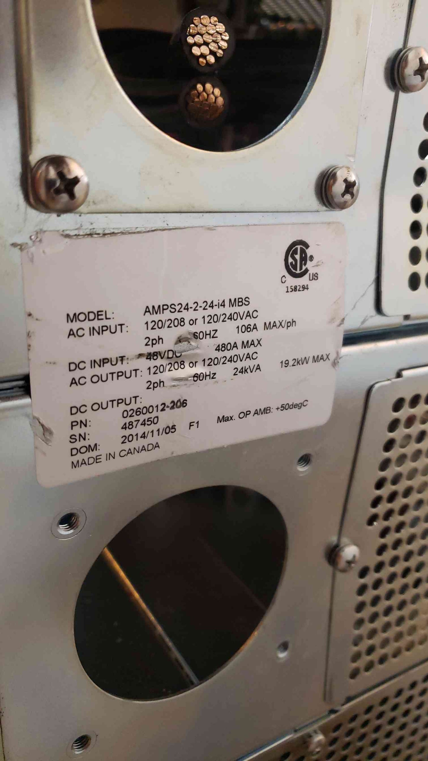 Alpha Technologies Inverter AMPS24-2-24-i4 MBS (SKU: 1923AA)(1923AA)