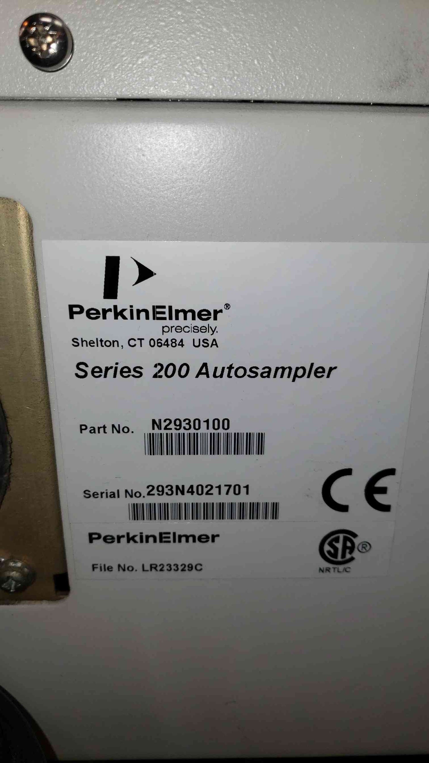 PerkinElmer Series 200 Autosampler (SKU: 4479AA)