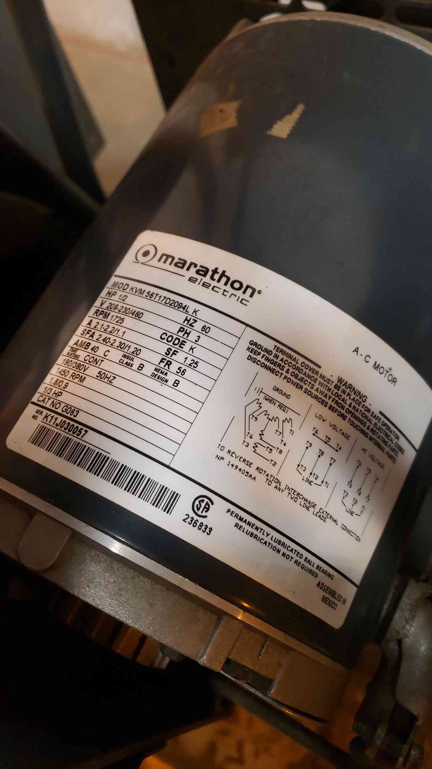 Curtis Marathon 1/2HP ChallengeAIR ES06 Air Compressor (SKU: 100479)(100479)