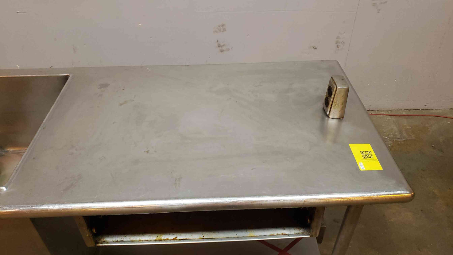 Stainless Steel 8' Sink (SKU: 4509AA)(4509AA)