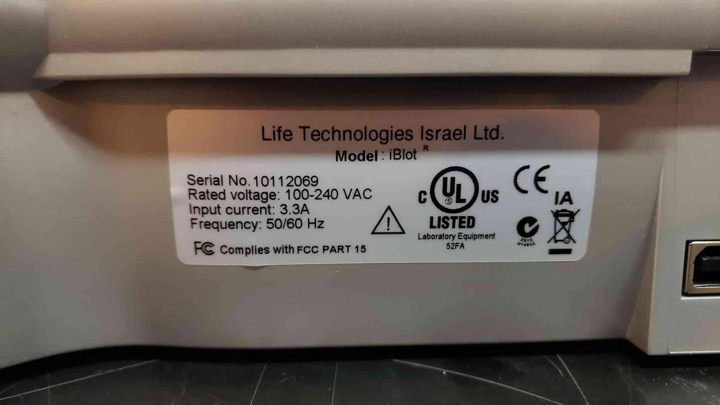 Life Technologies Invitrogen iBlot Dry Blotting Gel Transfer