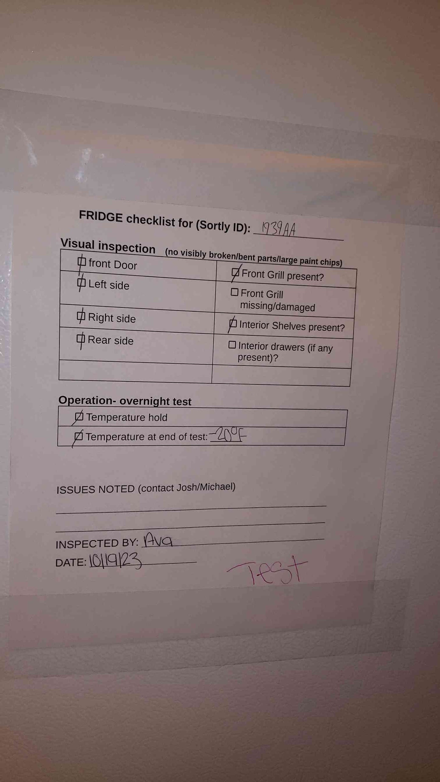 *Pickup ONLY* TESTED Wood's Household Freezer F17WUA -20 DEGREES (SKU: 1939AA)(1939AA)