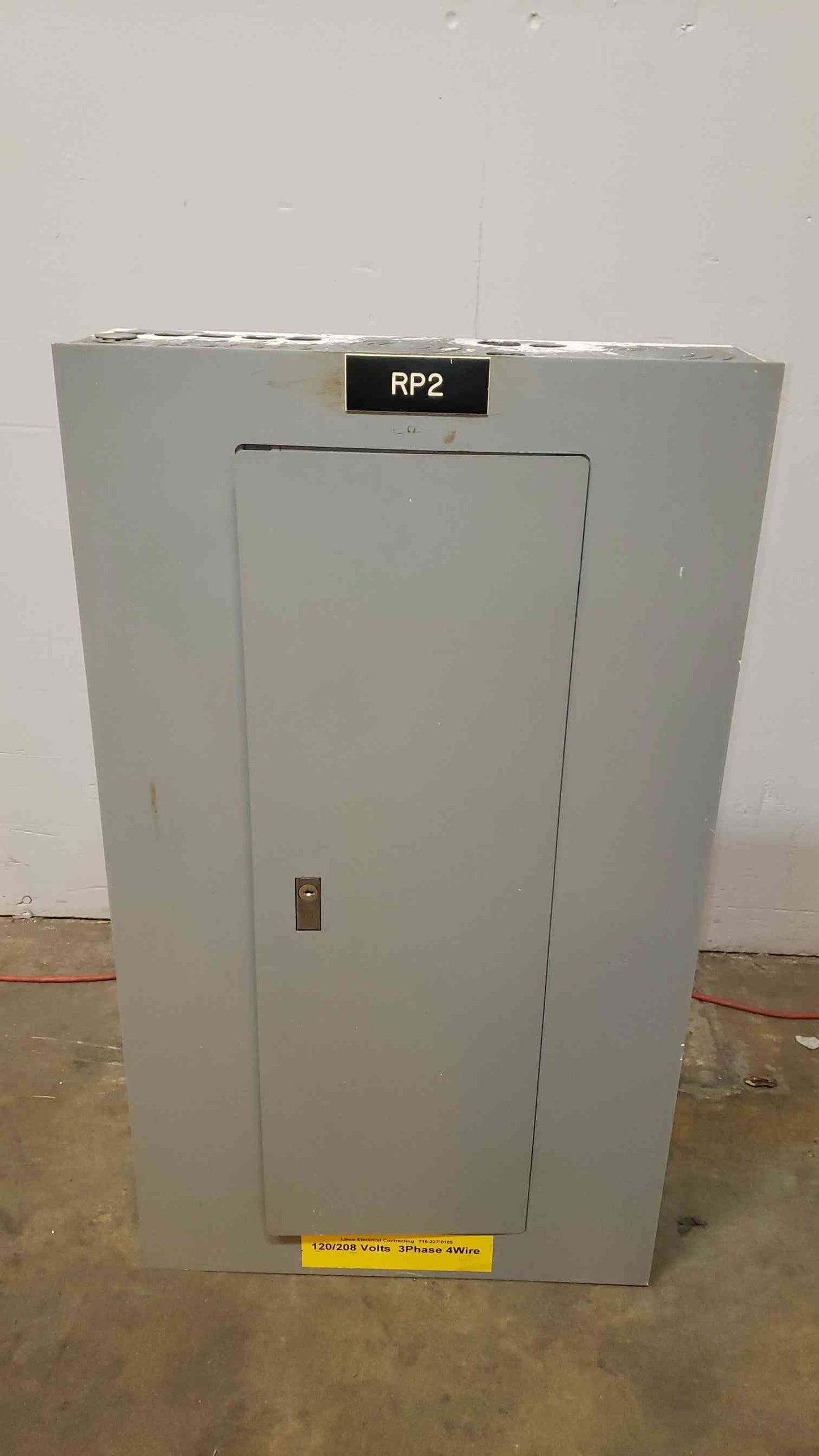 225A NQOD Square D Panel Board 208/120/240V LOADED(100286)