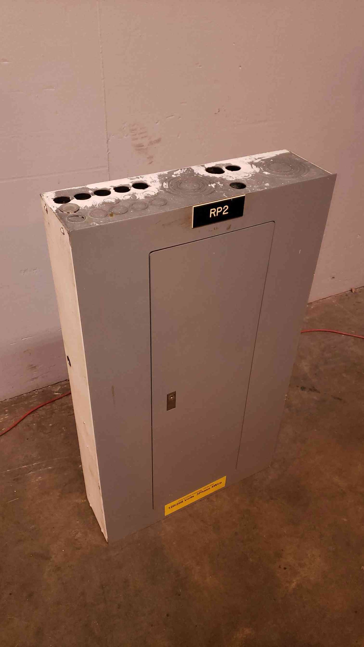 225A NQOD Square D Panel Board 208/120/240V LOADED(100286)