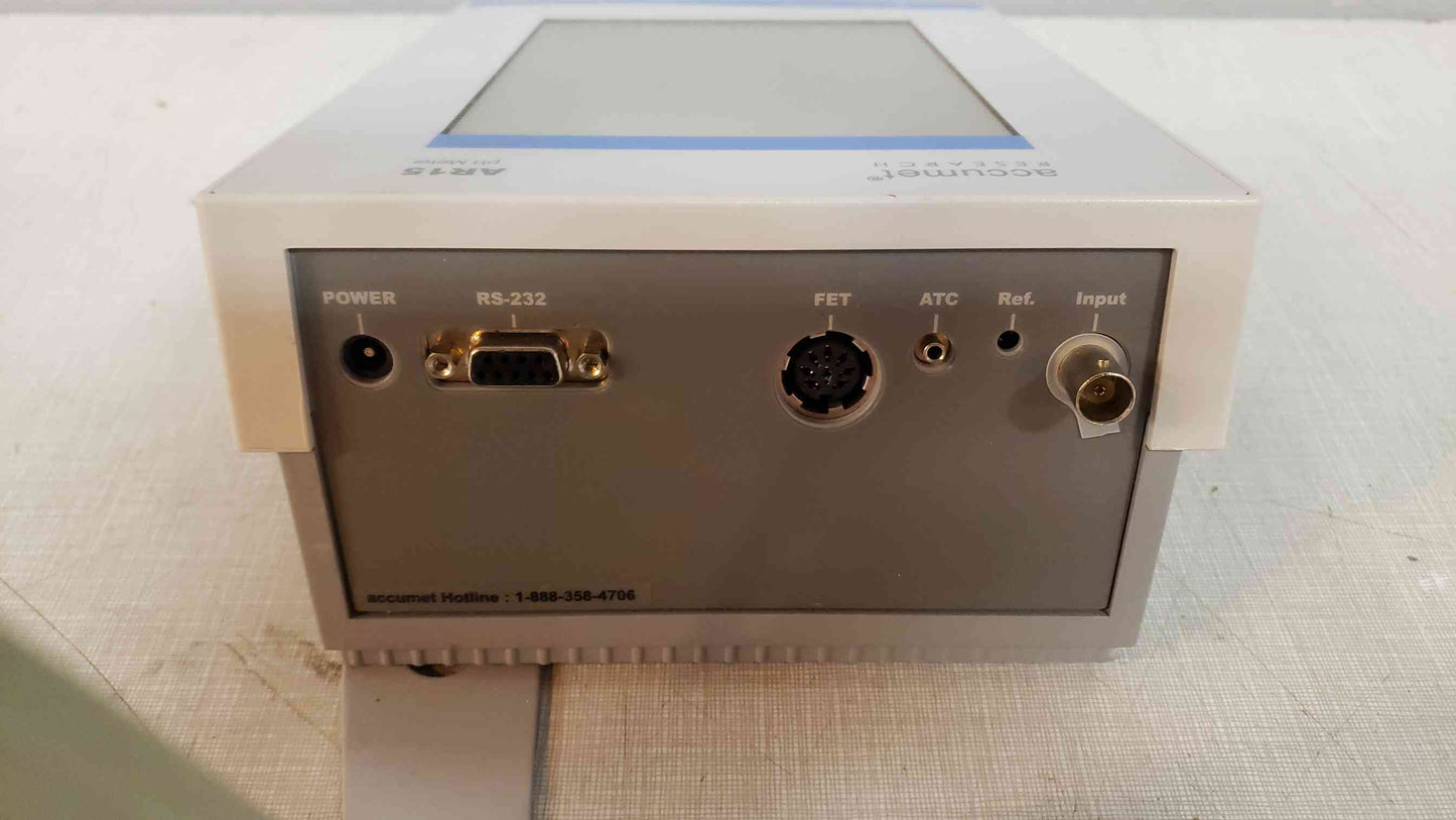 AS-IS Fisher Scientific accument Research AR15 pH Meter (SKU: 1862AA)
