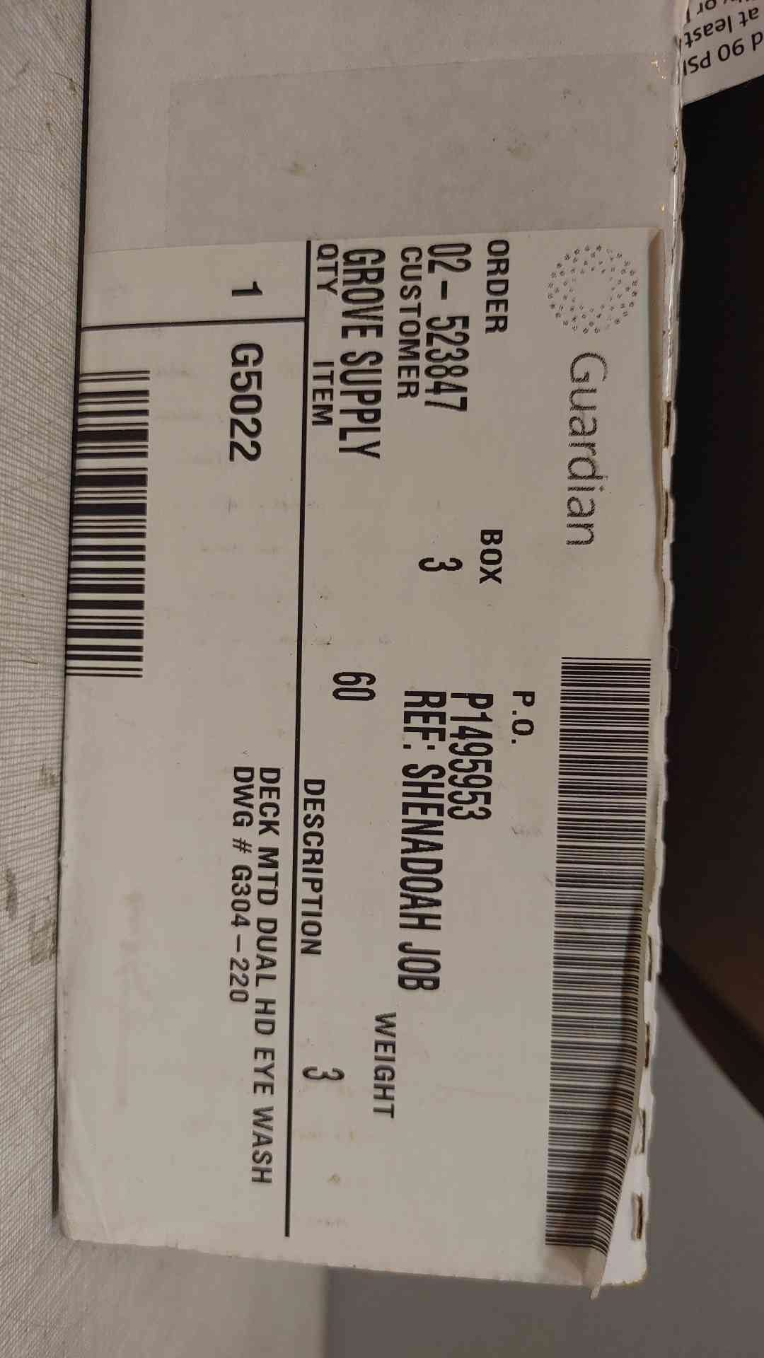 Guardian Eyewash Flex Piping(Q16513)