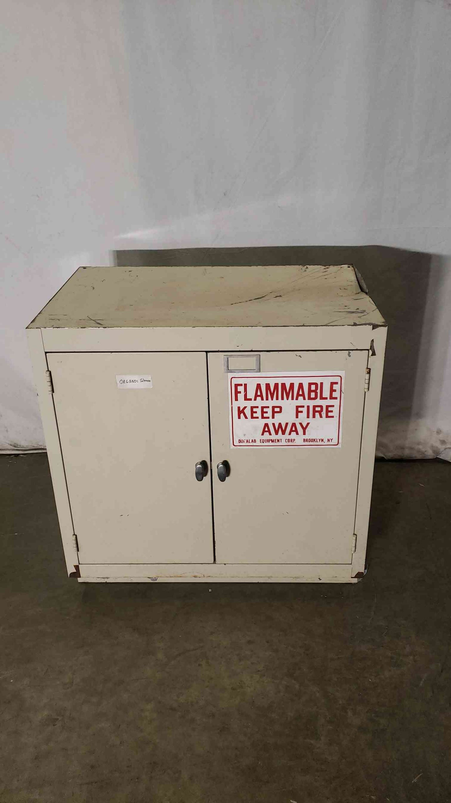 35x22x35 Flammable Tan Cabinet(100236)