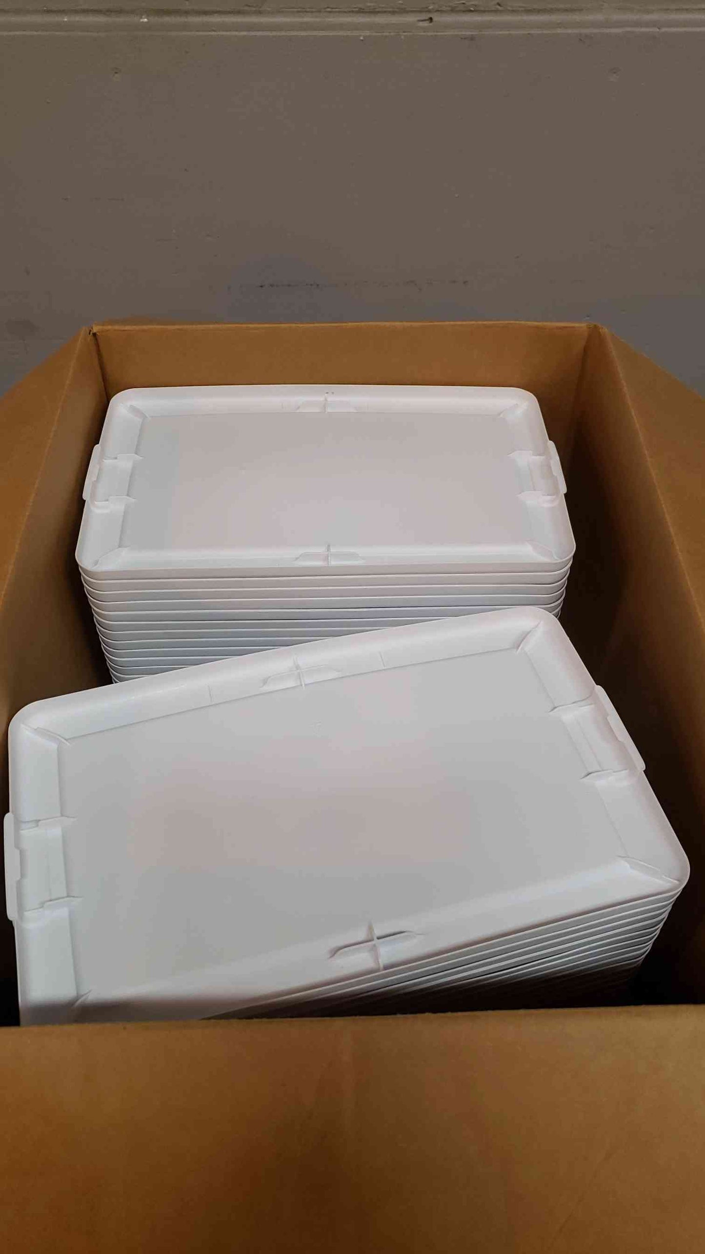 Lot of 40 Sterlite Small Plastic Bin Lids (SKU: 4406AA)(4406AA)