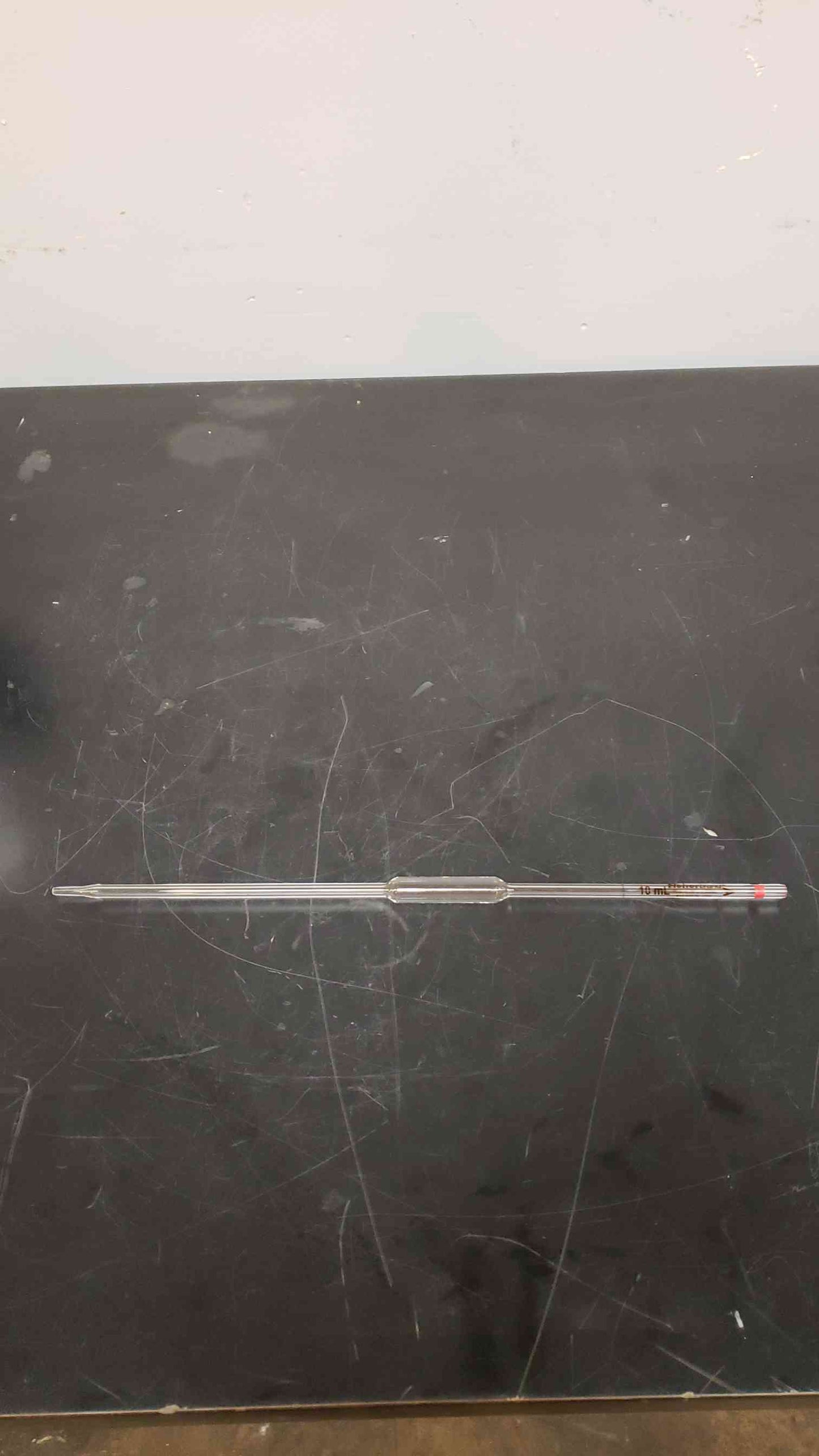 Lot of 100 Fisherbrand 10 mL Glass Pipette (SKU: 4378AA)