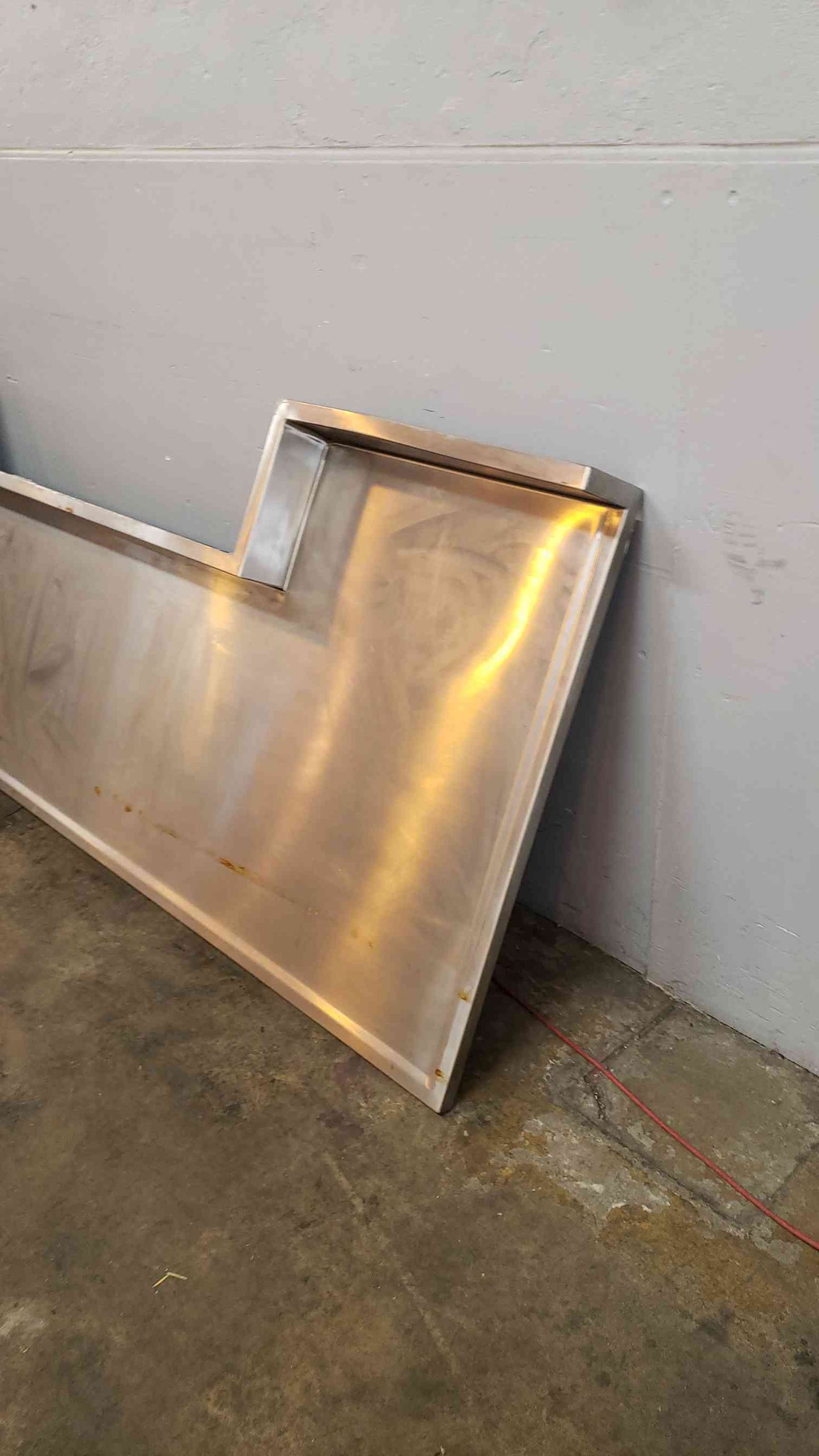 150" Stainless Steel Countertop W/ Sink (SKU: 2879AA)(2879AA)