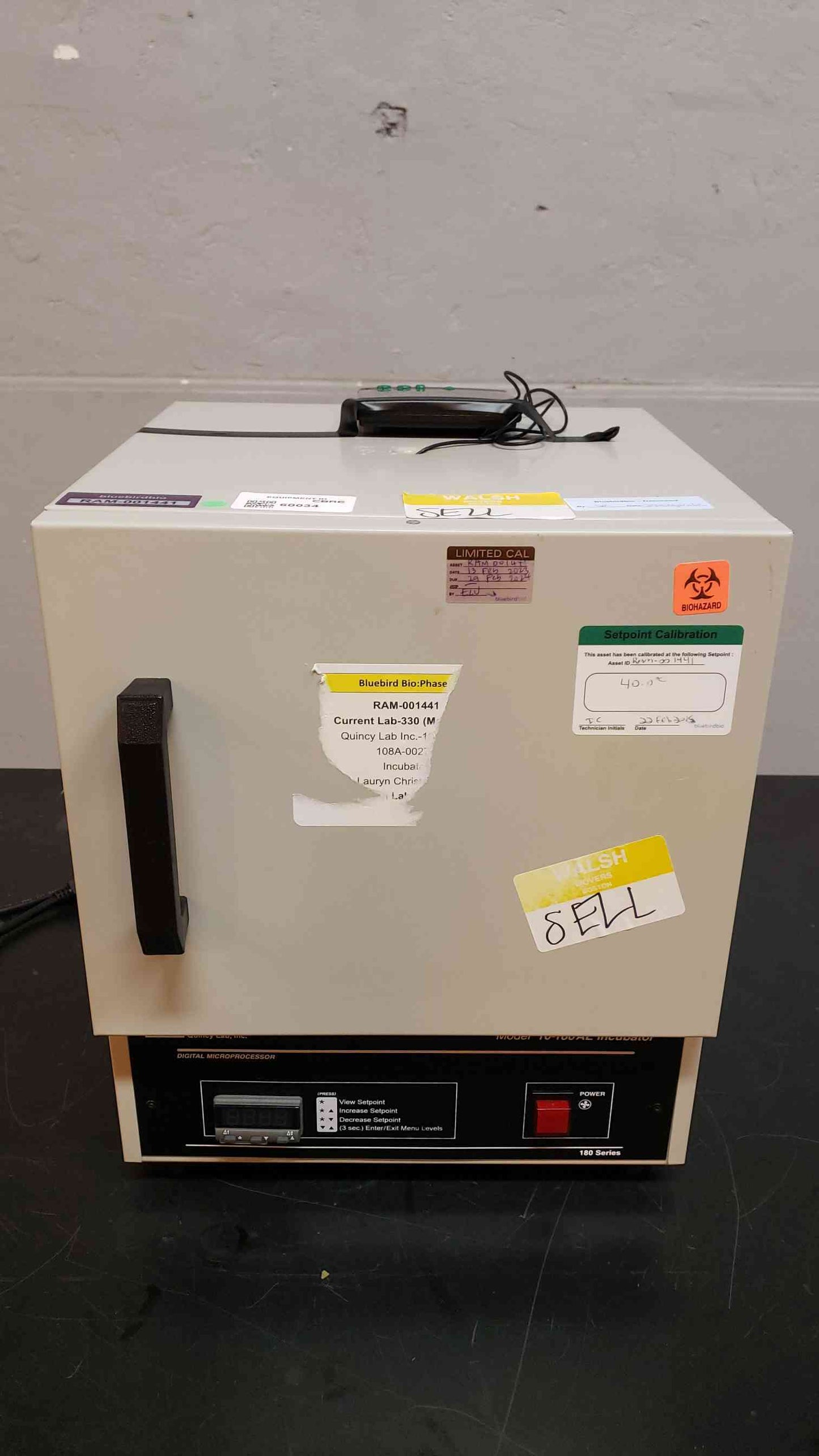 Quincy Lab Incubator 10-180AE General Purpose Oven(100957)