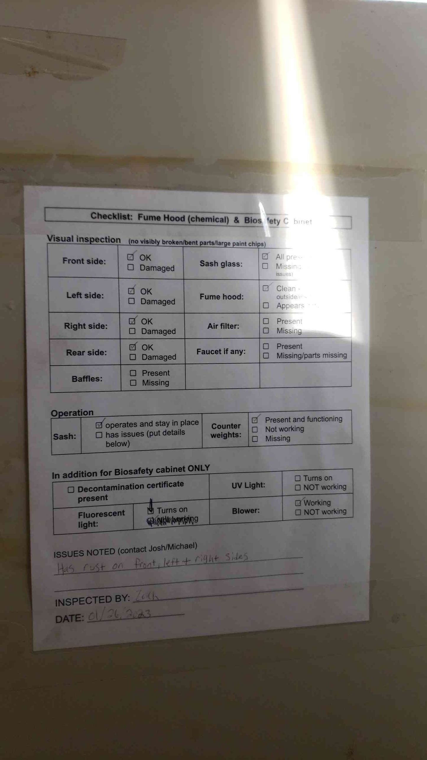 6' Labconco Purifier Class II Delta Series BioSafety Cabinet TESTED(S6LLST10840)