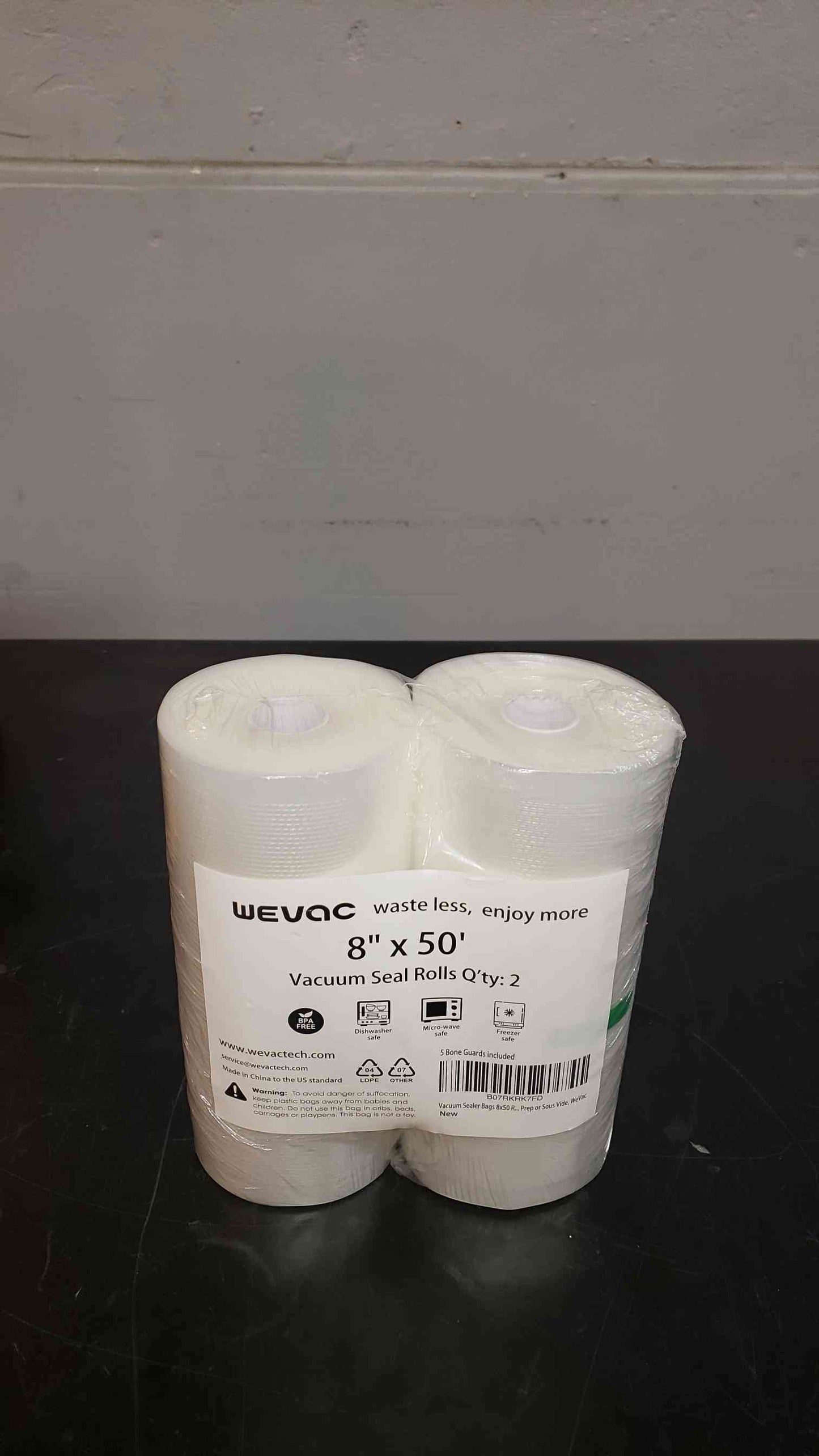 Wevac 8"x50" Vacuum Seal Roll (SKU: 4893AA)(4893AA)