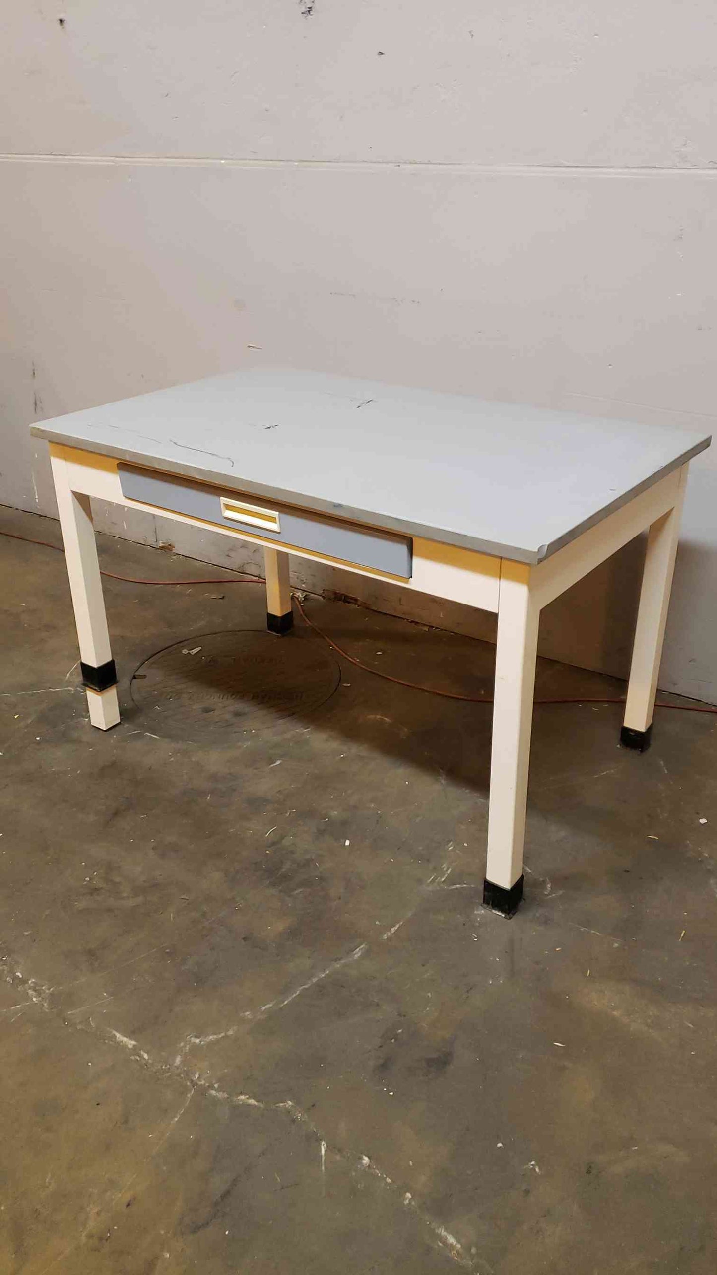 4' Fisher Hamilton Table W/ Apron (SKU: 1945AA)(1945AA)