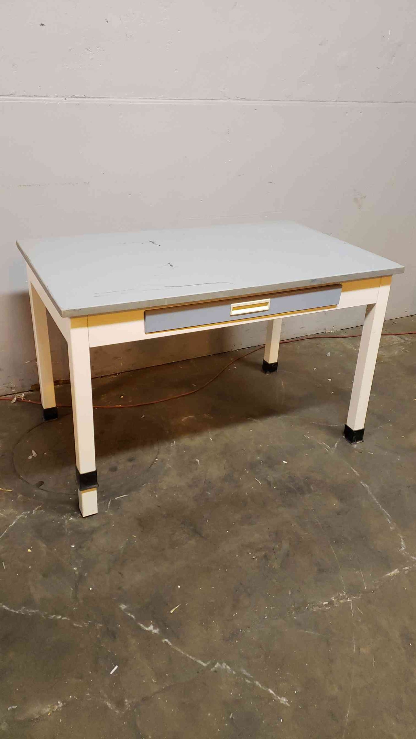 4' Fisher Hamilton Table W/ Apron (SKU: 1945AA)(1945AA)
