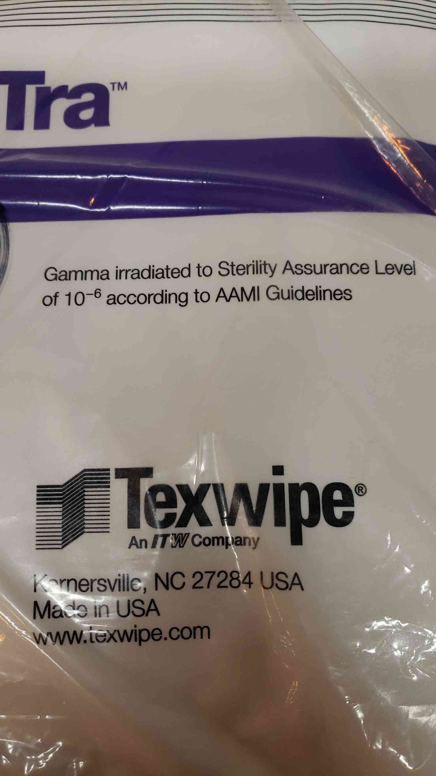 Package of 100 Texwipe Sterile Polyester Knit Wipers TX3220 (SKU: 4373AA)(4373AA)