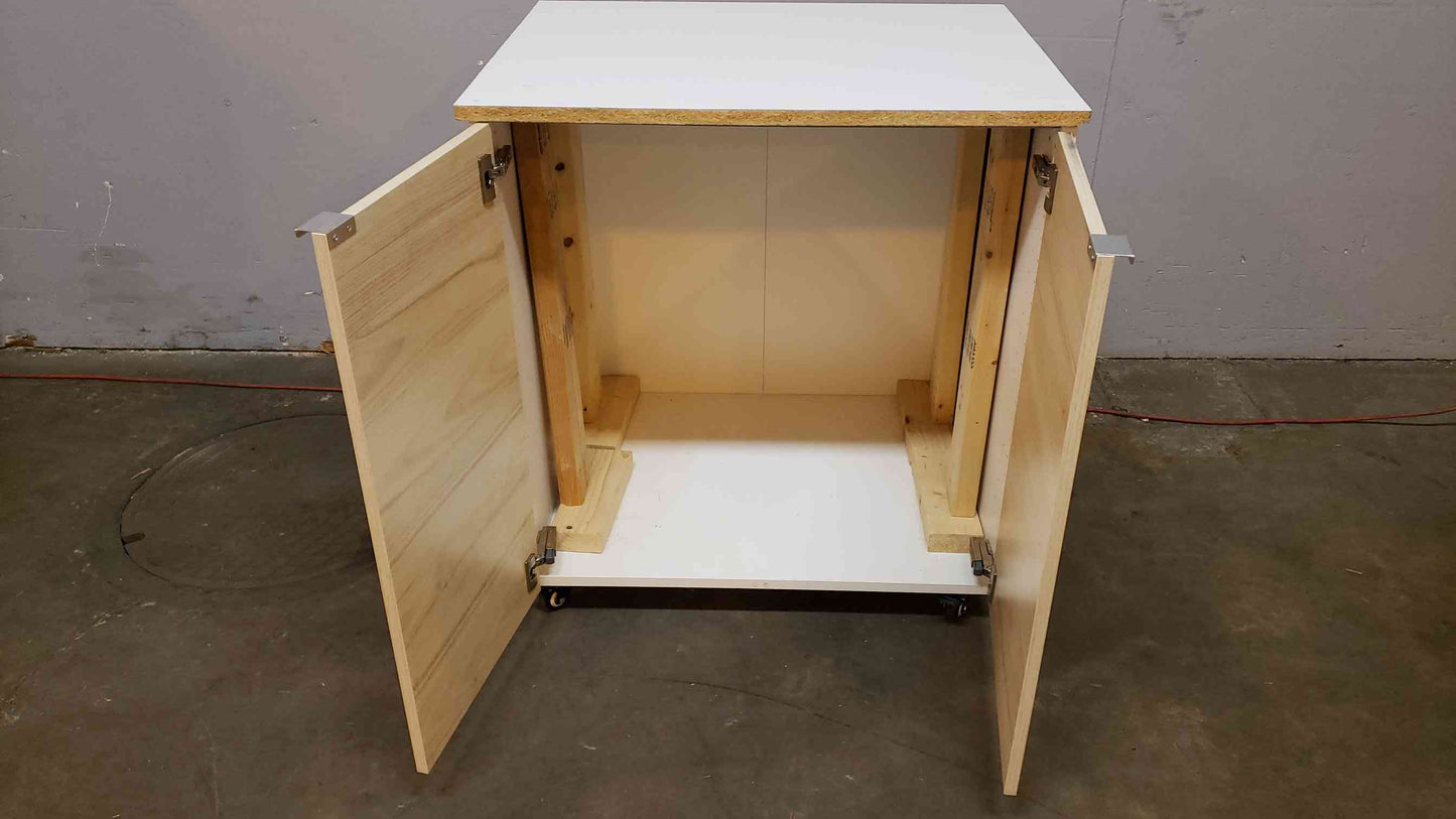 30" Rolling Lab Cabinet Storage Cart(100477)