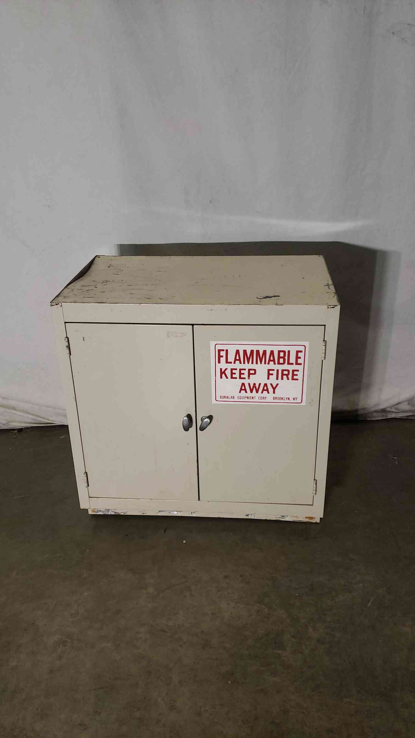 36x22x35 Flammable Tan Cabinet9(100231)