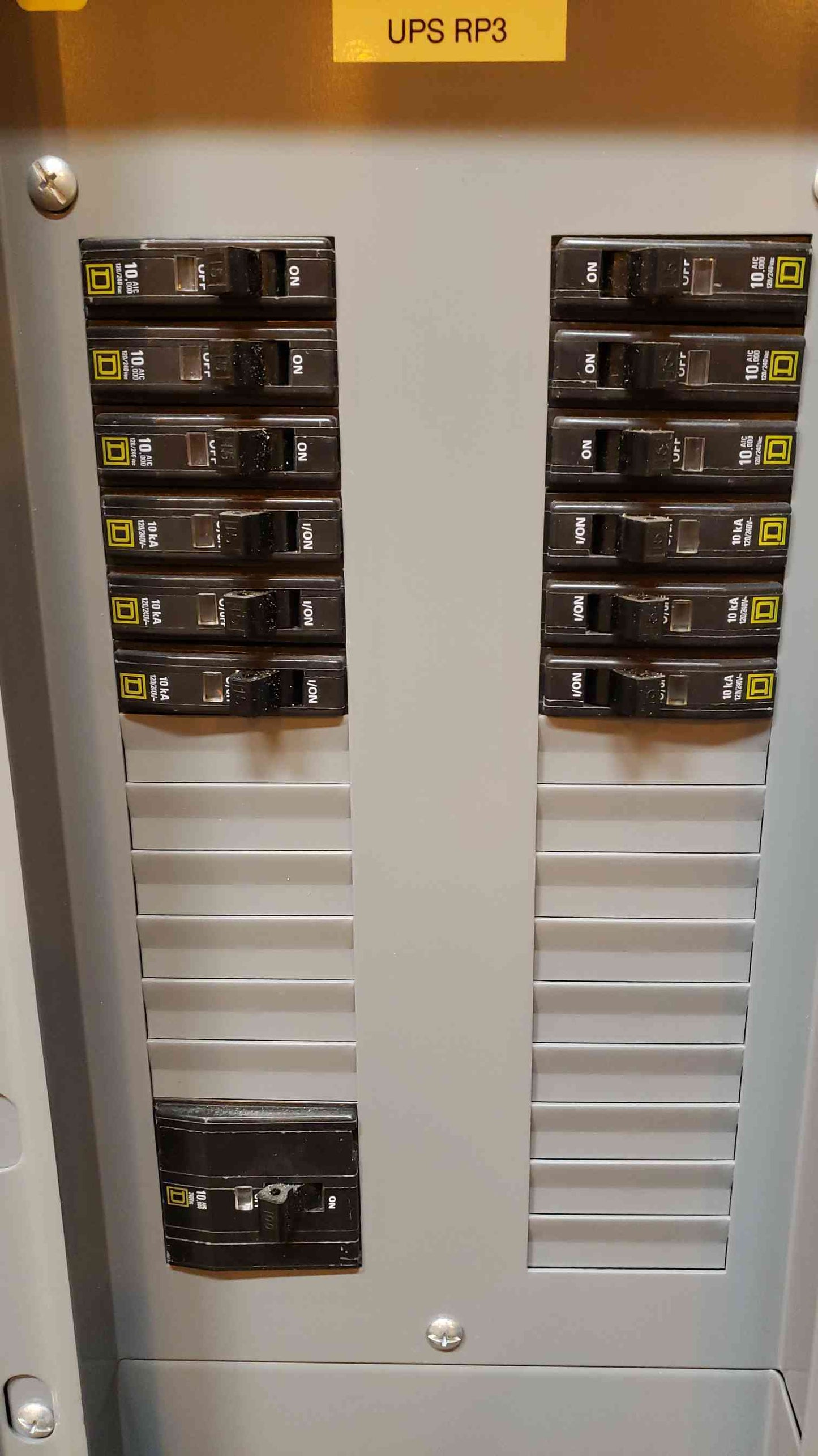 100A NQOD Square D 120/208v Panel Board(100288)