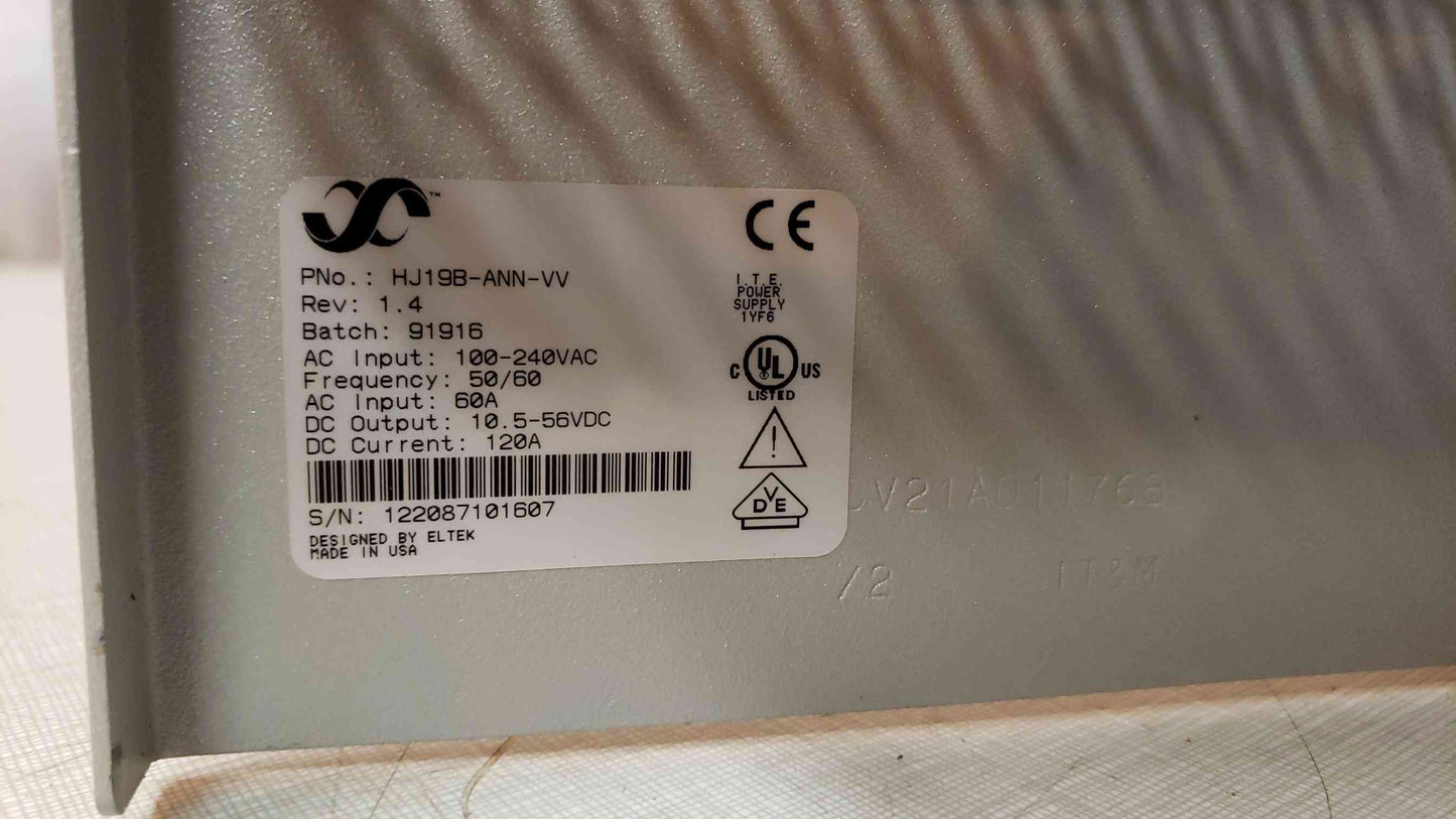 ELTEK Rectifier Receiver HJ19B-ANL Shelf (SKU: 1894AA)(1894AA)