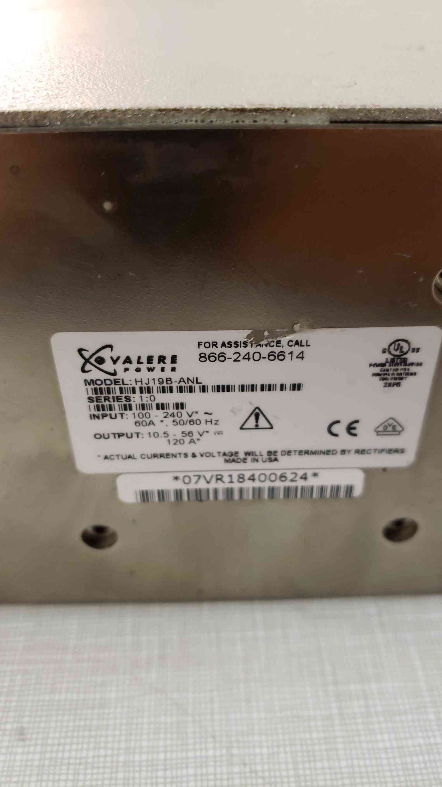 ELTEK Rectifier Receiver HJ19B-ANL Shelf (SKU: 1894AA)(1894AA)