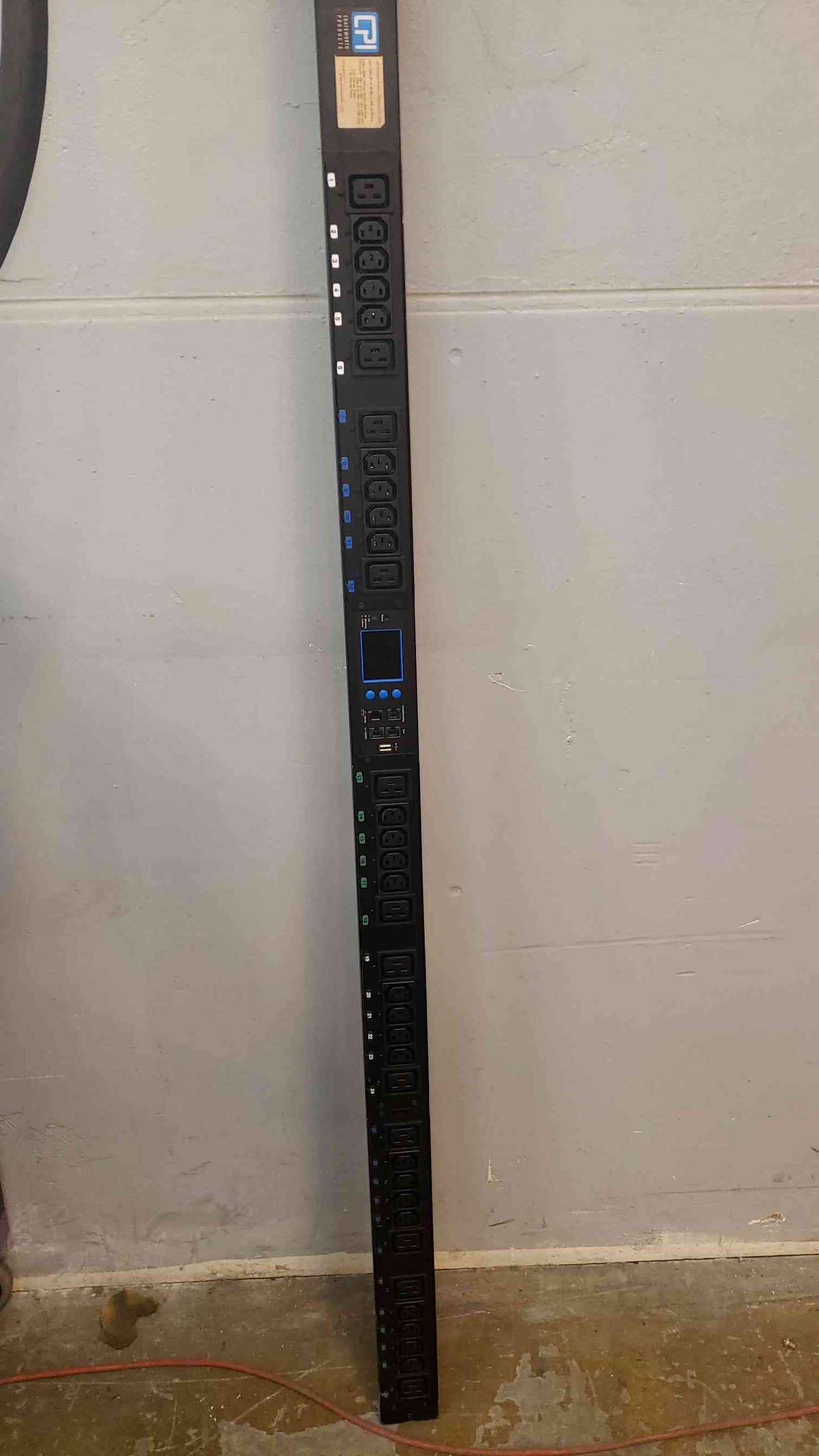 CPI Econnect PDU 48A (83A) TS1018712 208v Heavy Duty Oiwer Distribution Strip(1138AA)