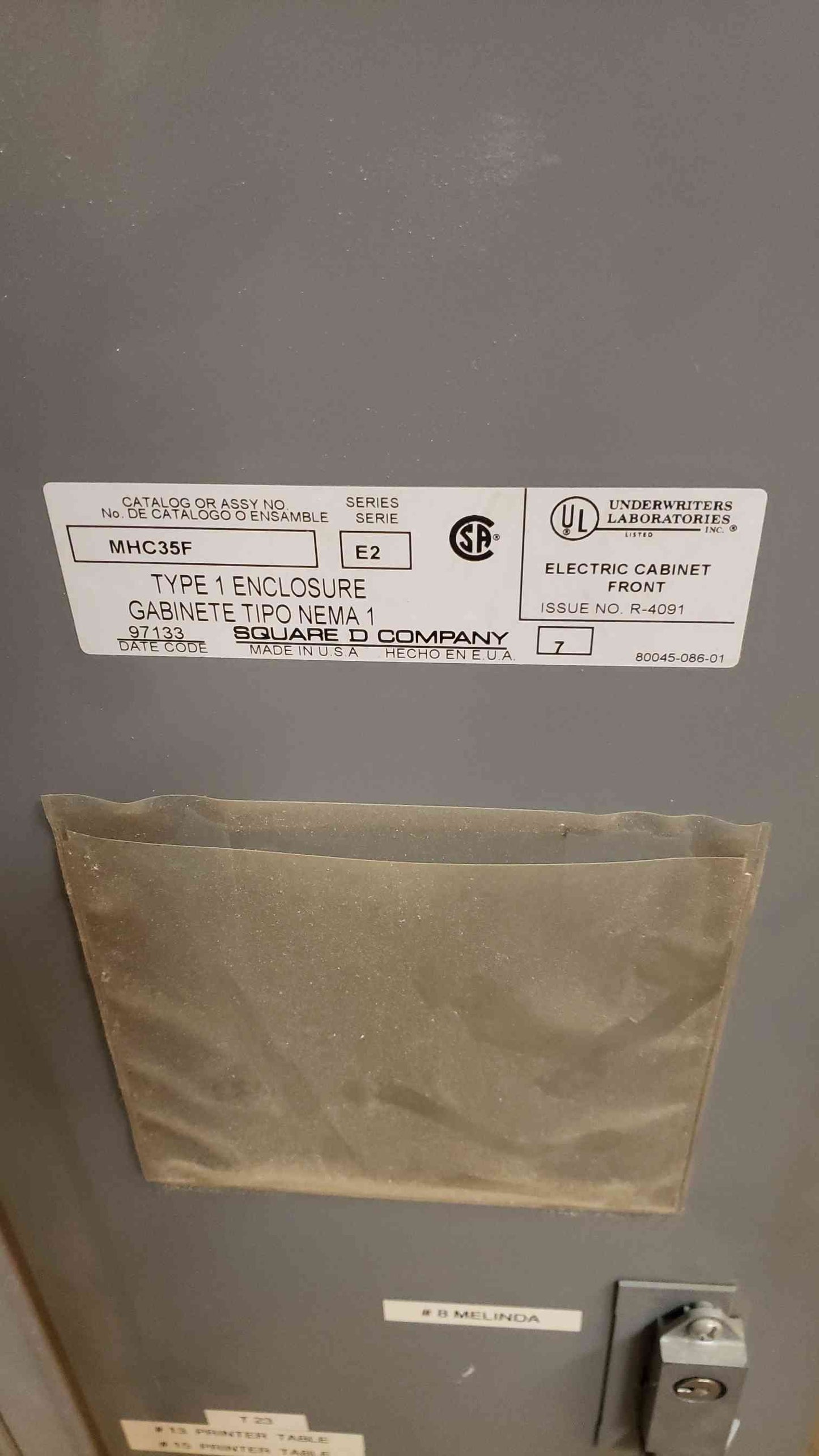 225A NQOD Square D Breaker Panel Board 120/208/240V(100294)