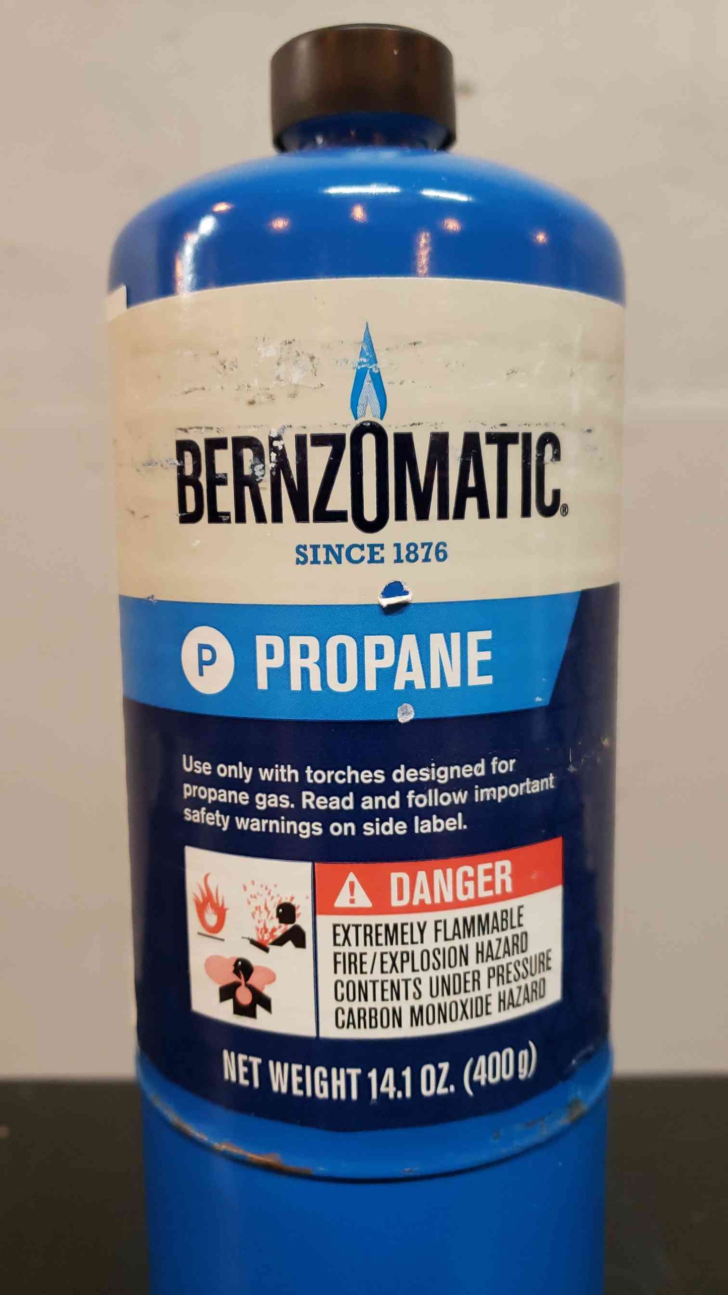 Lot of 2 Bernzomatic Small Propane Cylinder(4879AA)