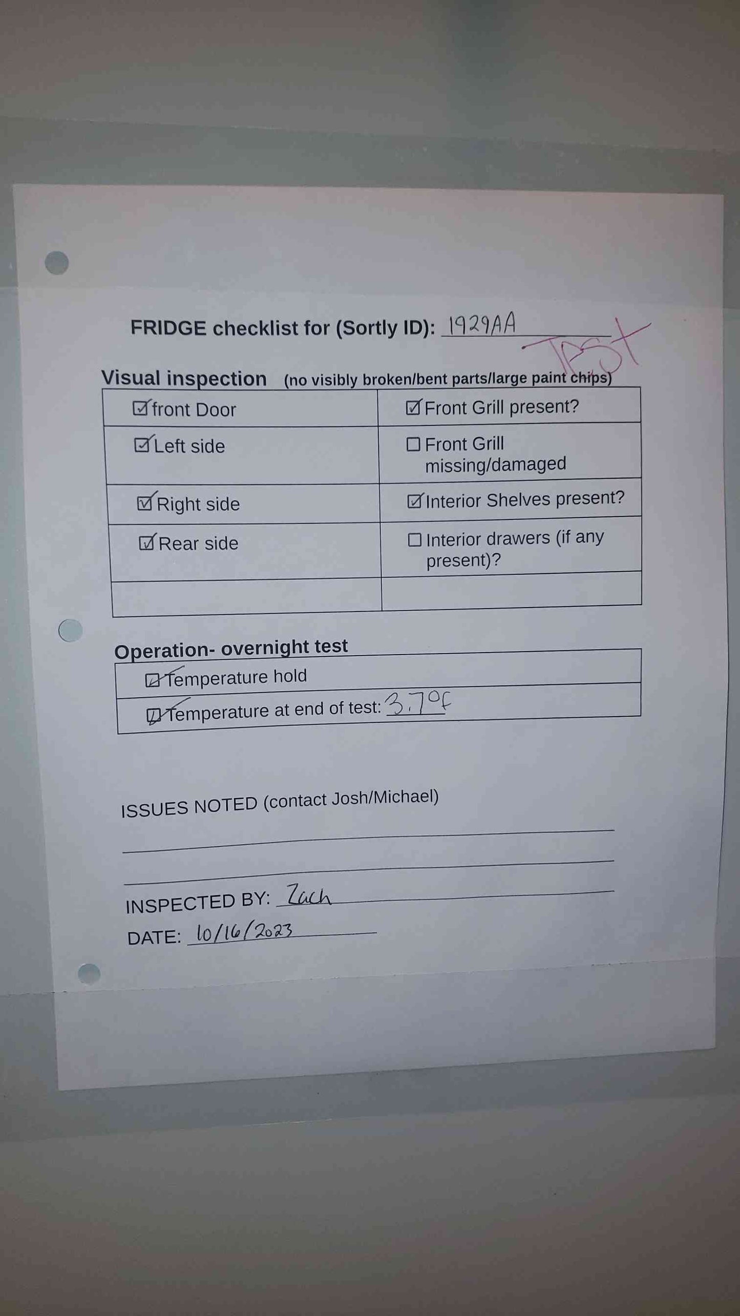 TESTED Thermo Scientific Lab Refrigerator REL2304A22 REVCO (SKU: 1929AA)(1929AA)
