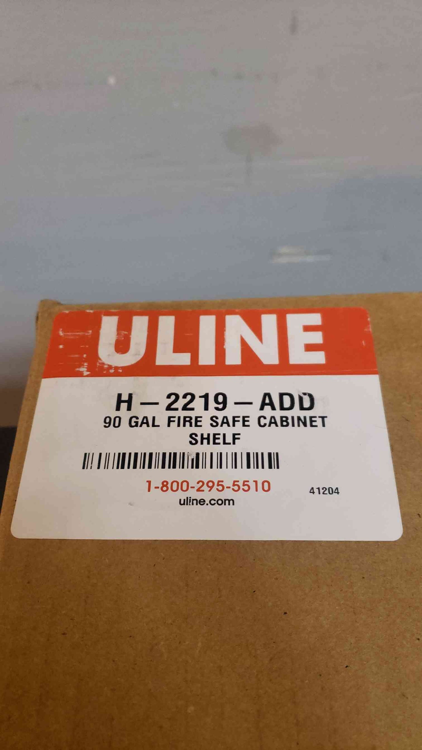 Uline 90 Gal Fire Safe Cabinet Shelf H 2219(1421AA)