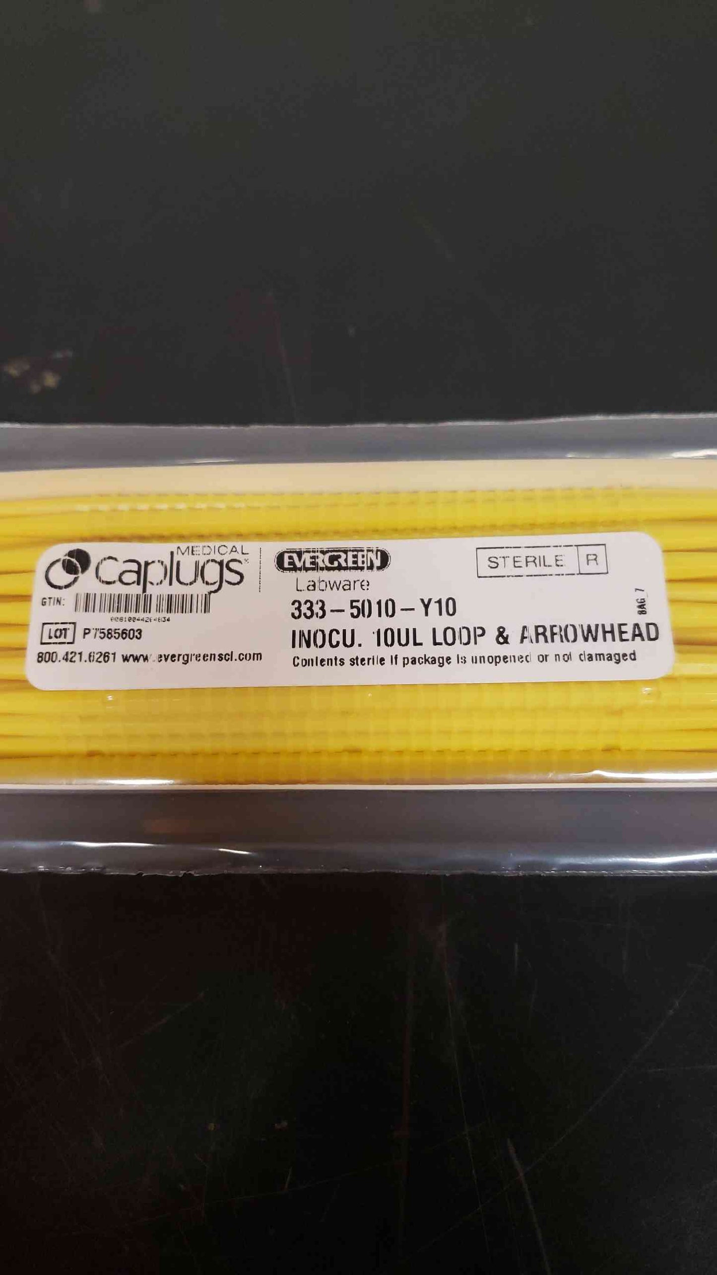Lot of 2100 Evergreen INNOC 10UL Loop & Arrowhead PS Sterile (SKU: 4374AA)
