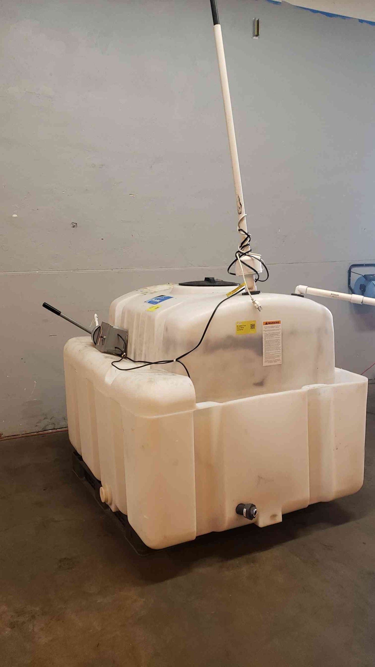 200 Gal PCO Ace Roto-Mold Container w/Sump PM00200SWSS(S6LLST4427)