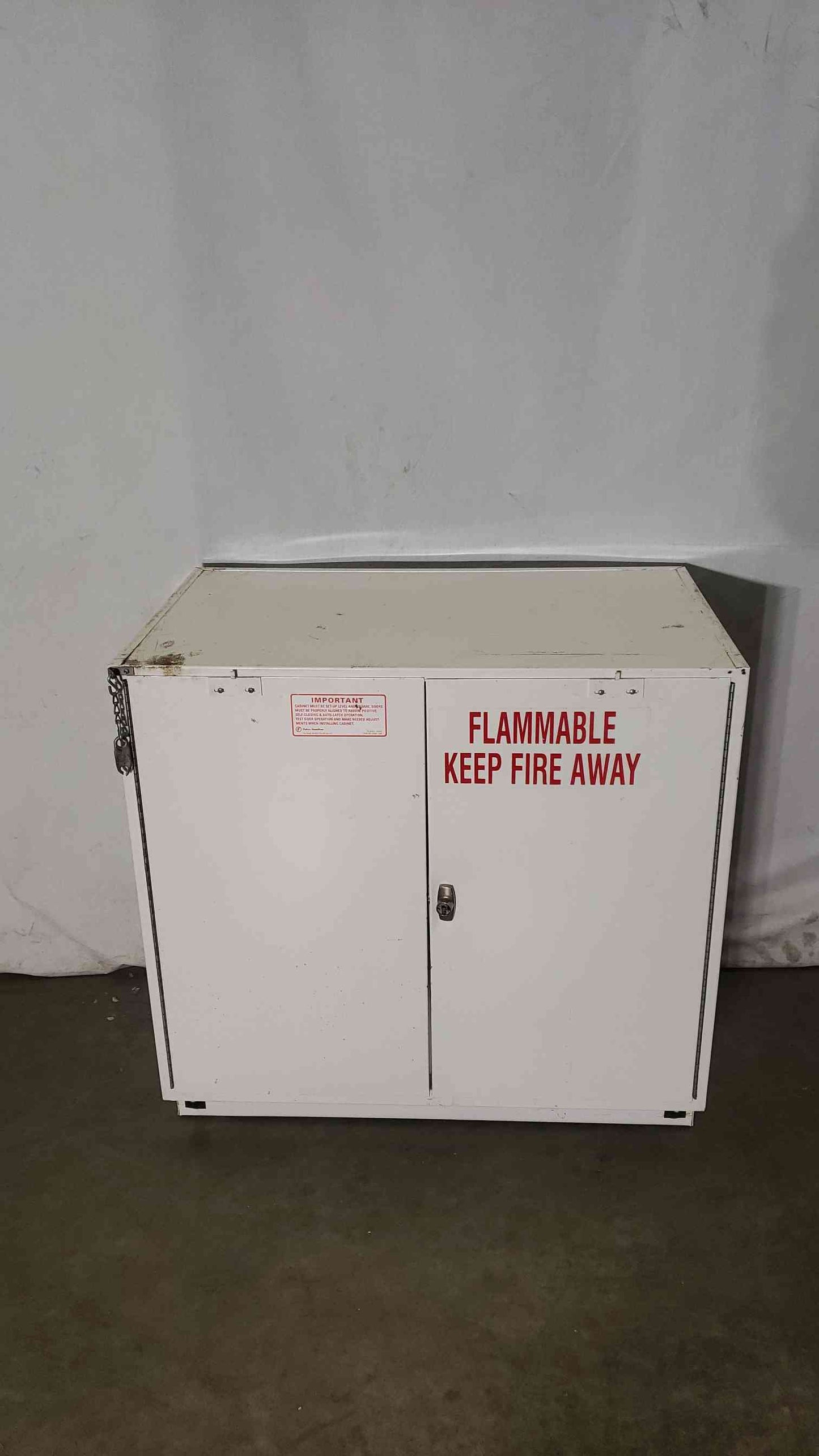 36x22x35 Flammable Cabinet.(100172)