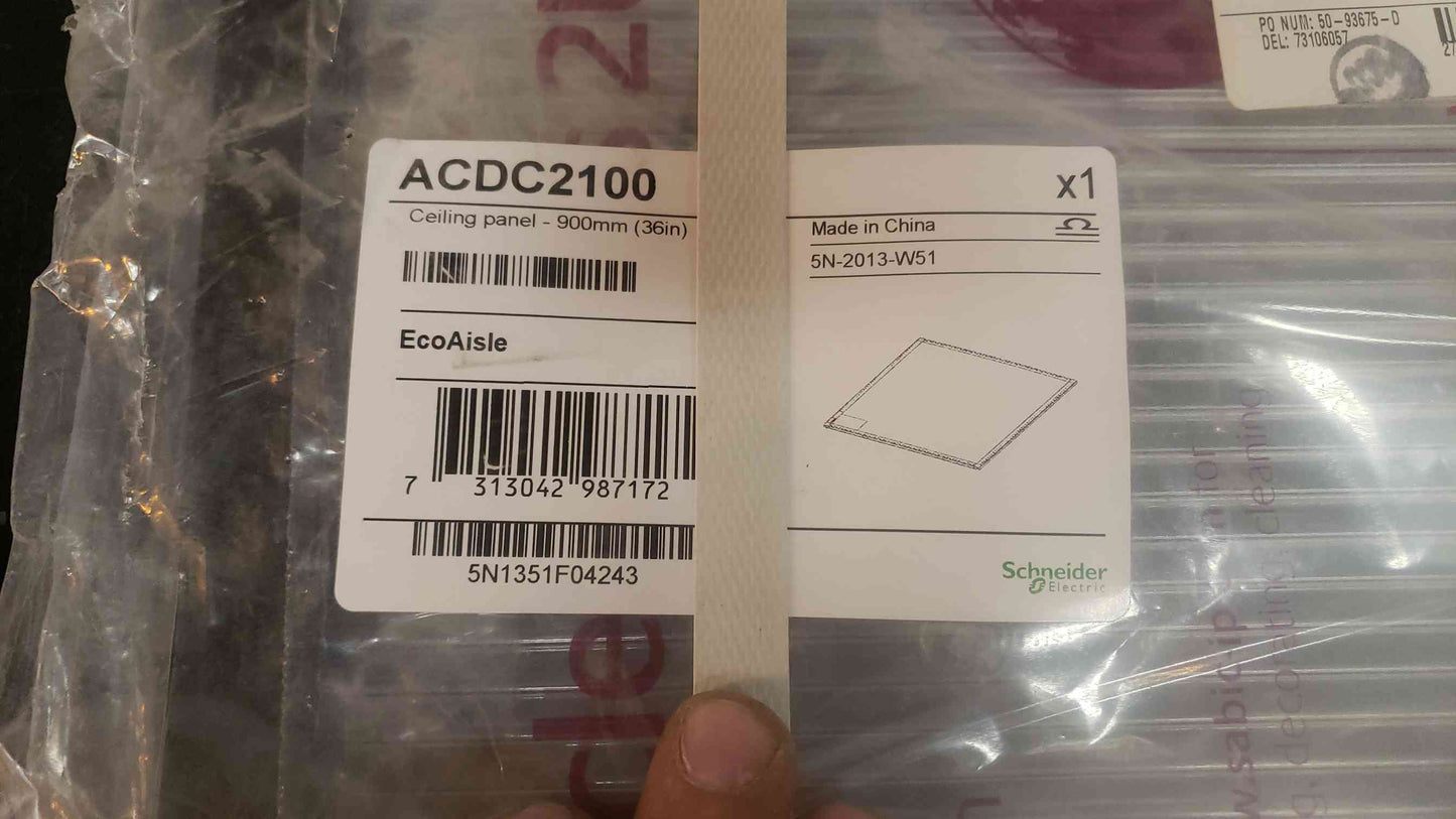 APC Aisle Containment Ceiling Panel 900mm ACDC2100(100933)