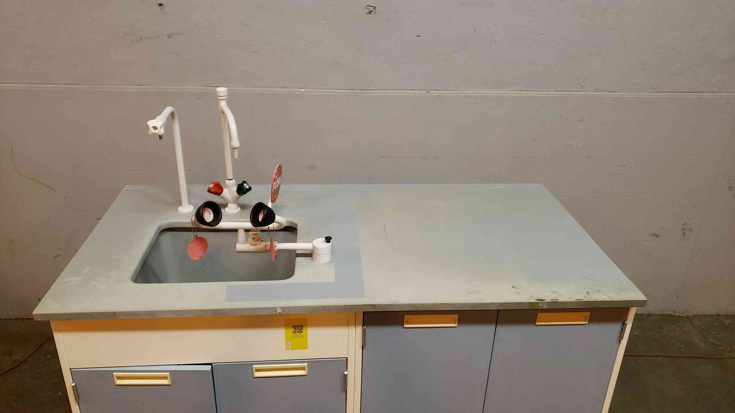 Fisher Hamilton 61" Sink Bundle with Fixtures Lab Casework (SKU: 2939AA)(2939AA)