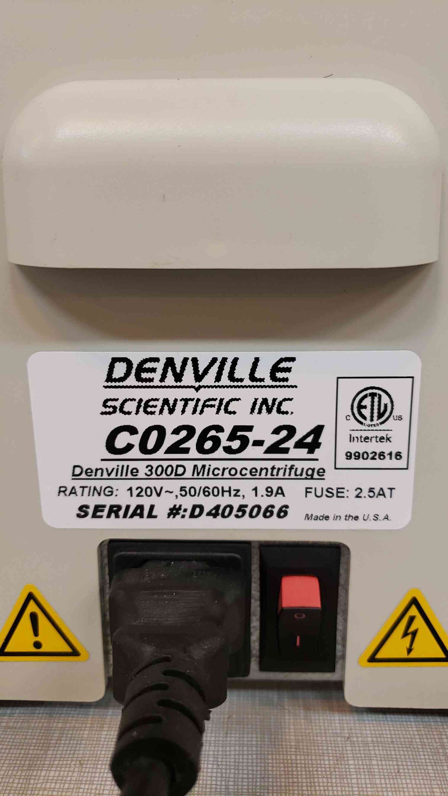 Danville Scientific 300D High Speed Microcentrifuge C0265-24
