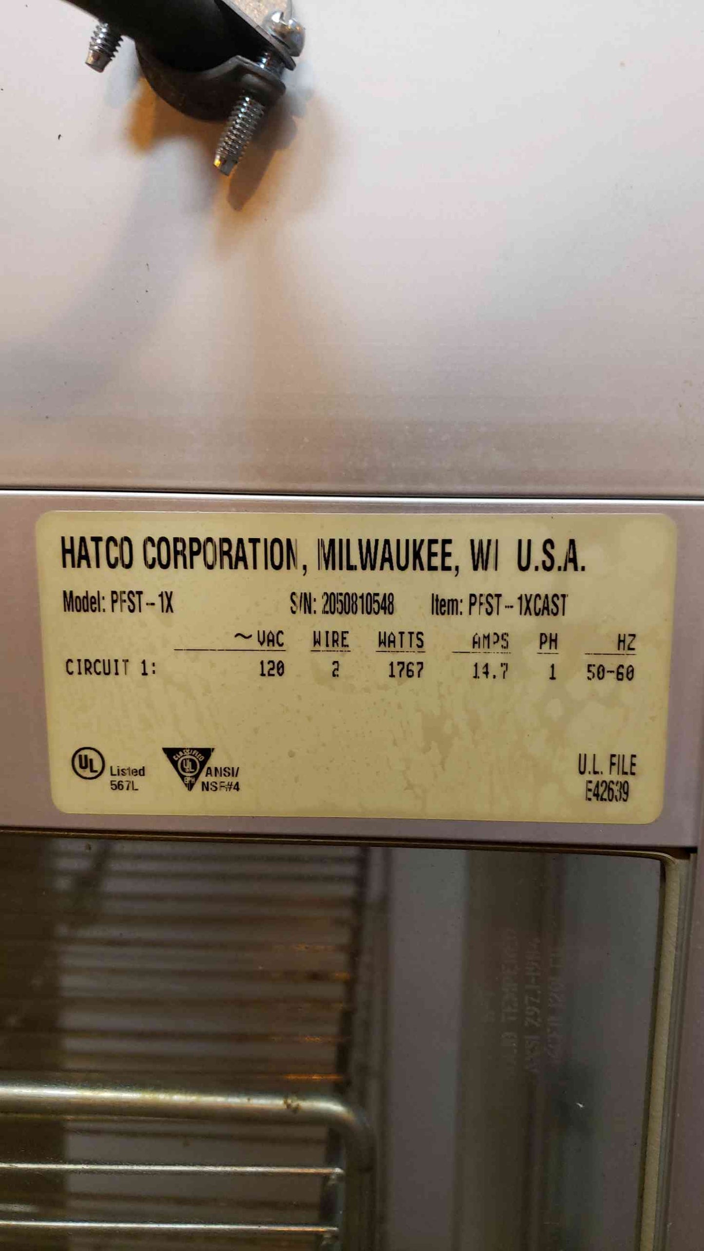 Hatco Warming Holding PFST-1X from Pizza Hut (100513)(100513)